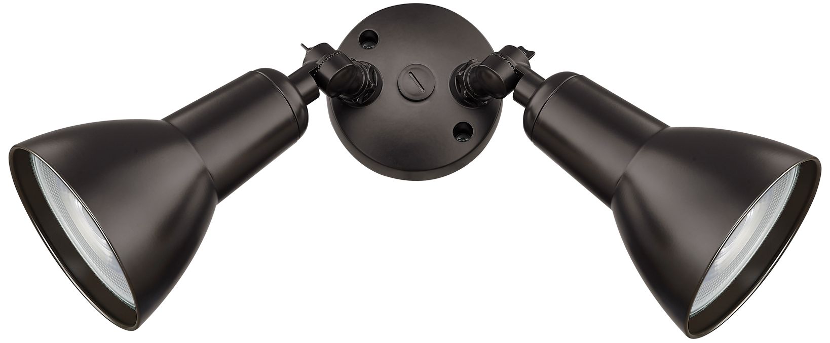 Millennium 2-Light 5.25" Powder Coated Bronze Security Flood Light