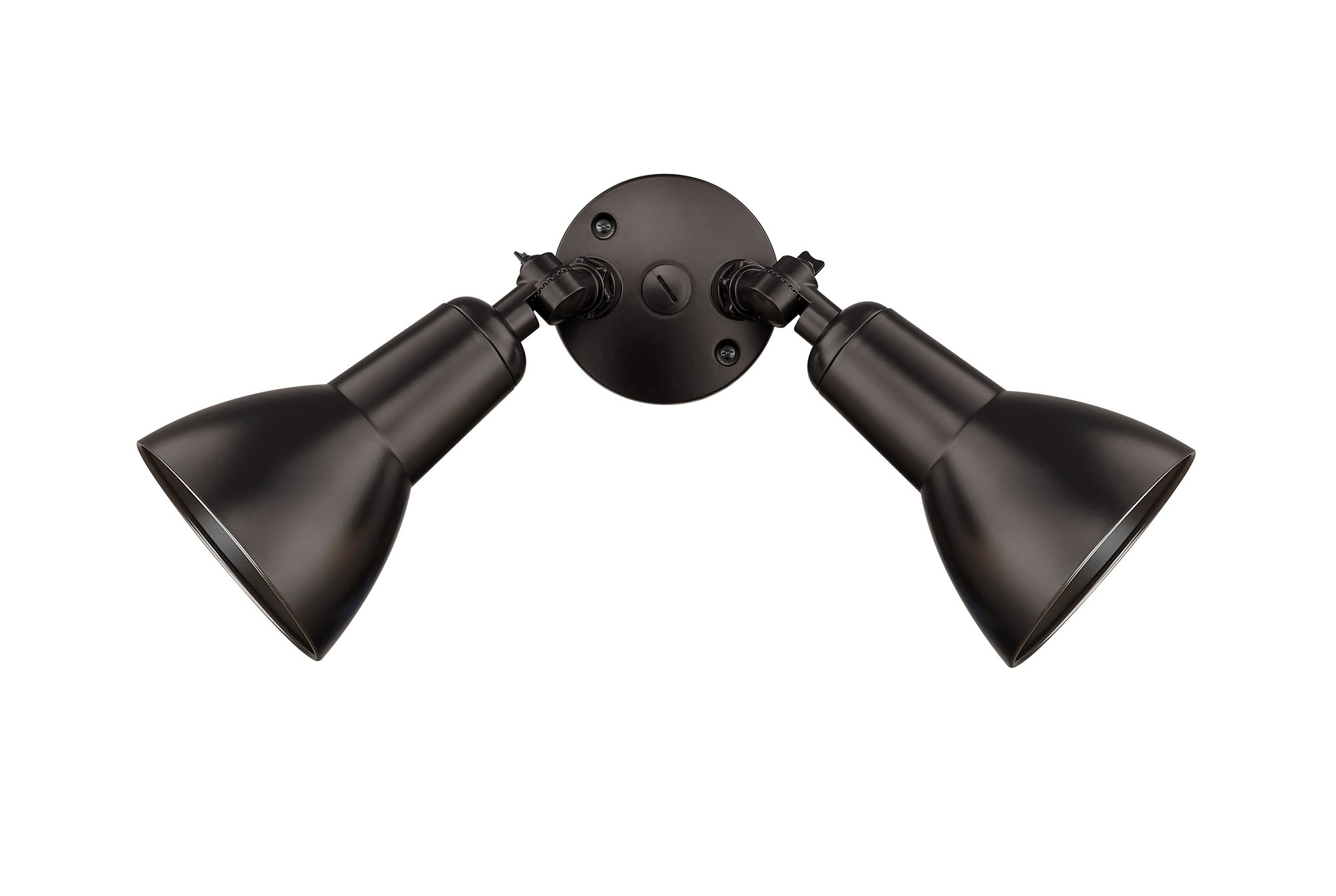 Image 3 Millennium 2-Light 5.25" Powder Coated Bronze Security Flood Light more views