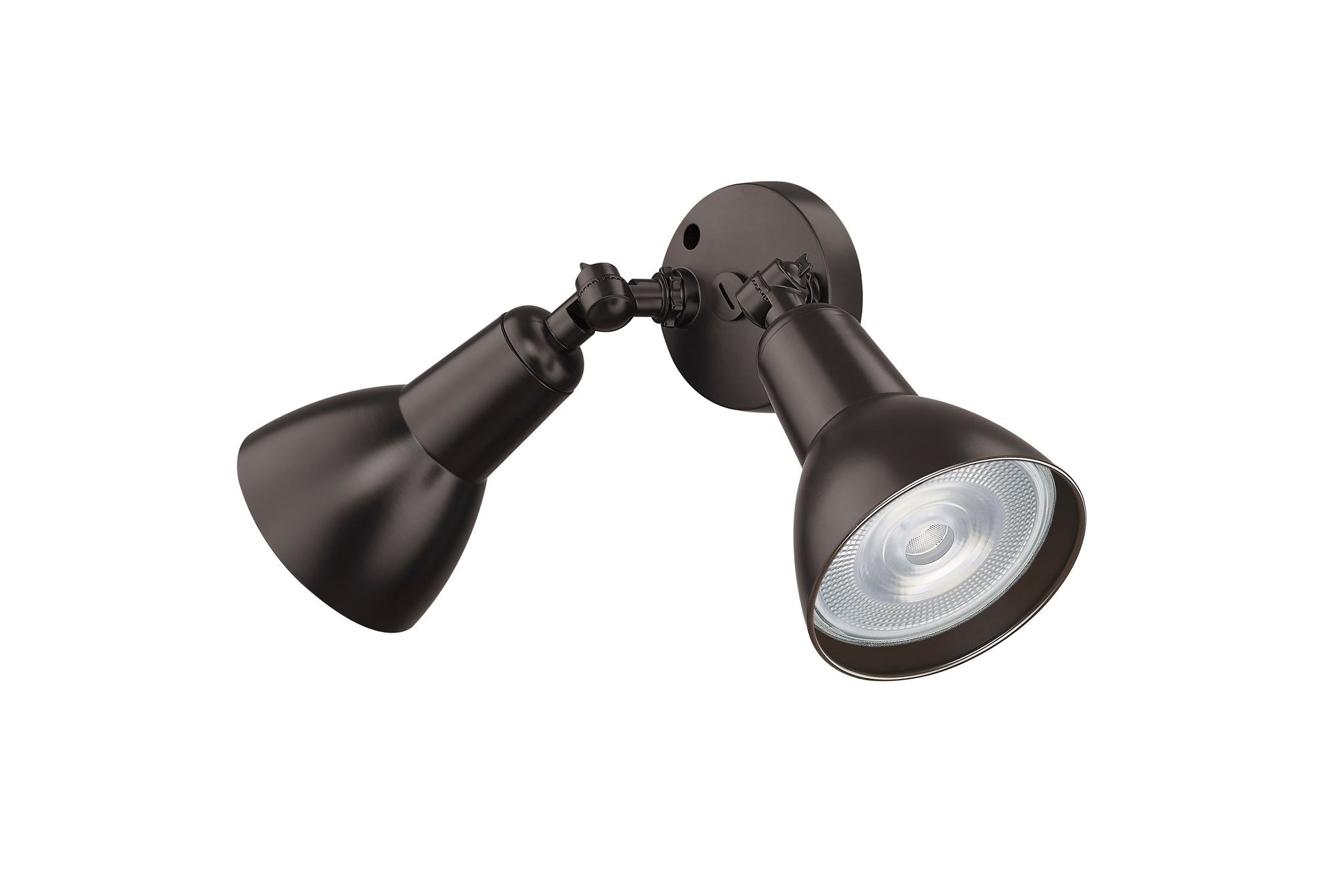 Image 5 Millennium 2-Light 5.25" Powder Coated Bronze Security Flood Light more views