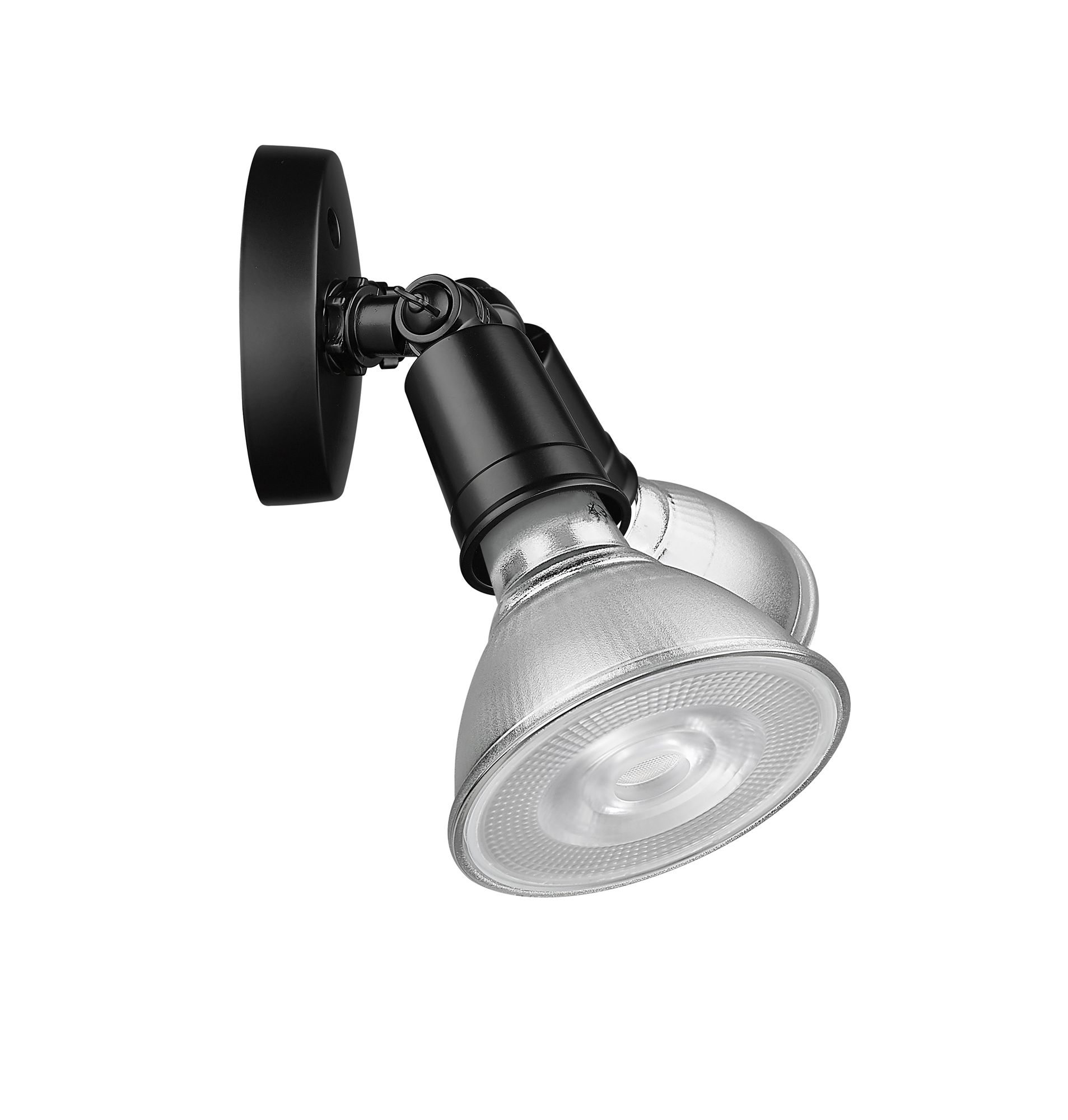 Image 7 Millennium 2-Light 9.25" Powder Coated Black Security Flood Light more views