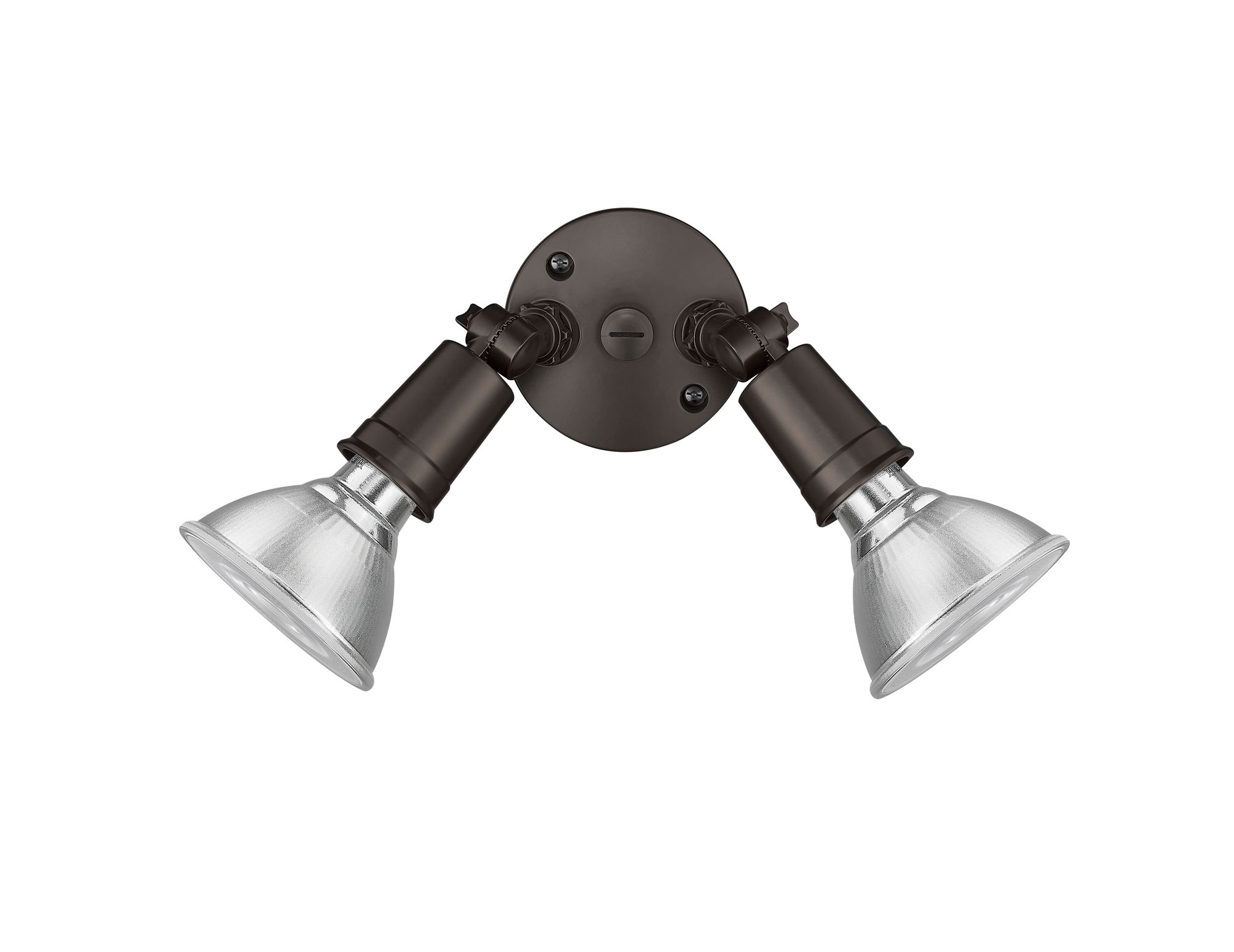 Image 3 Millennium 2-Light 9.25" Powder Coated Bronze Security Flood Light more views