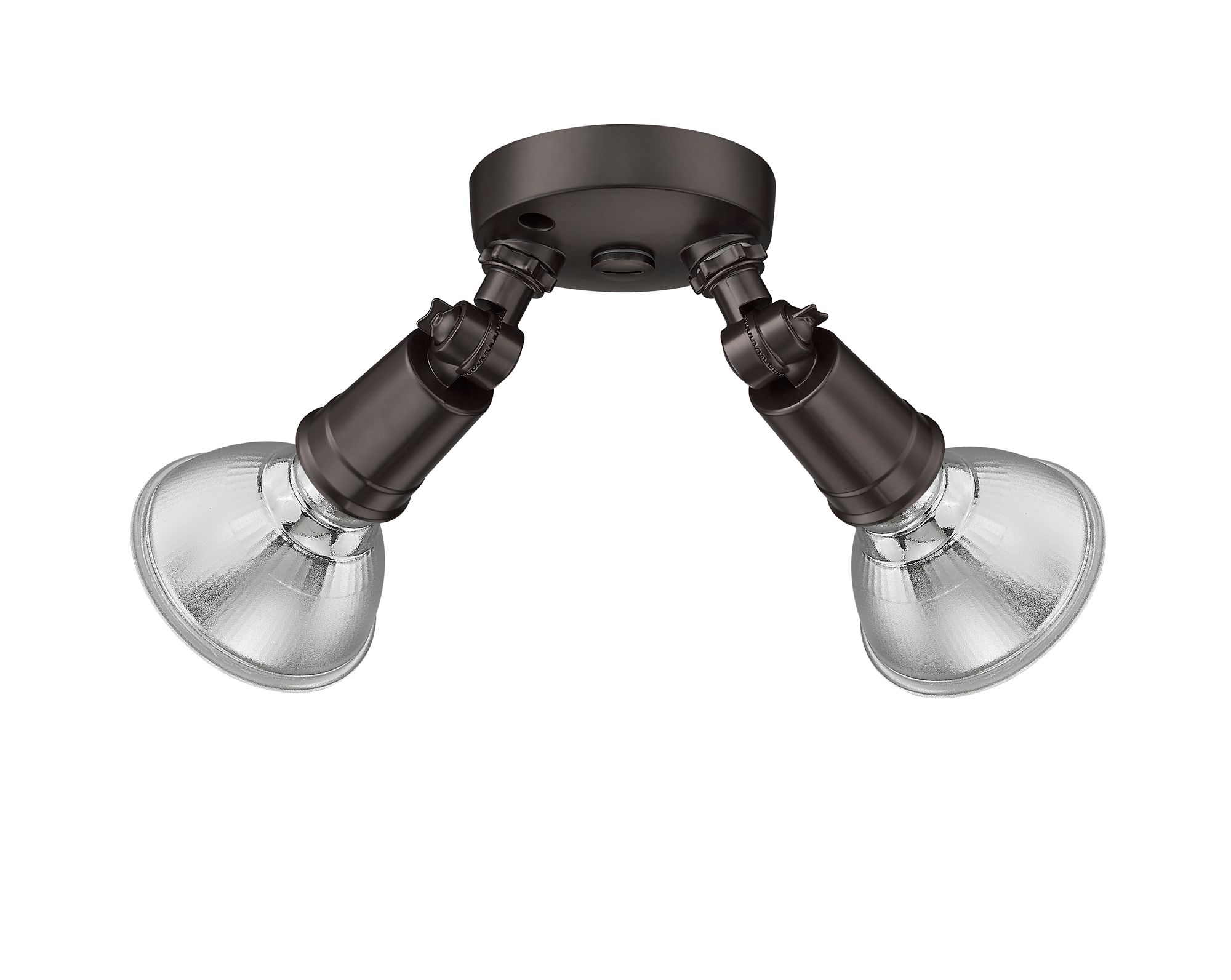 Image 4 Millennium 2-Light 9.25" Powder Coated Bronze Security Flood Light more views