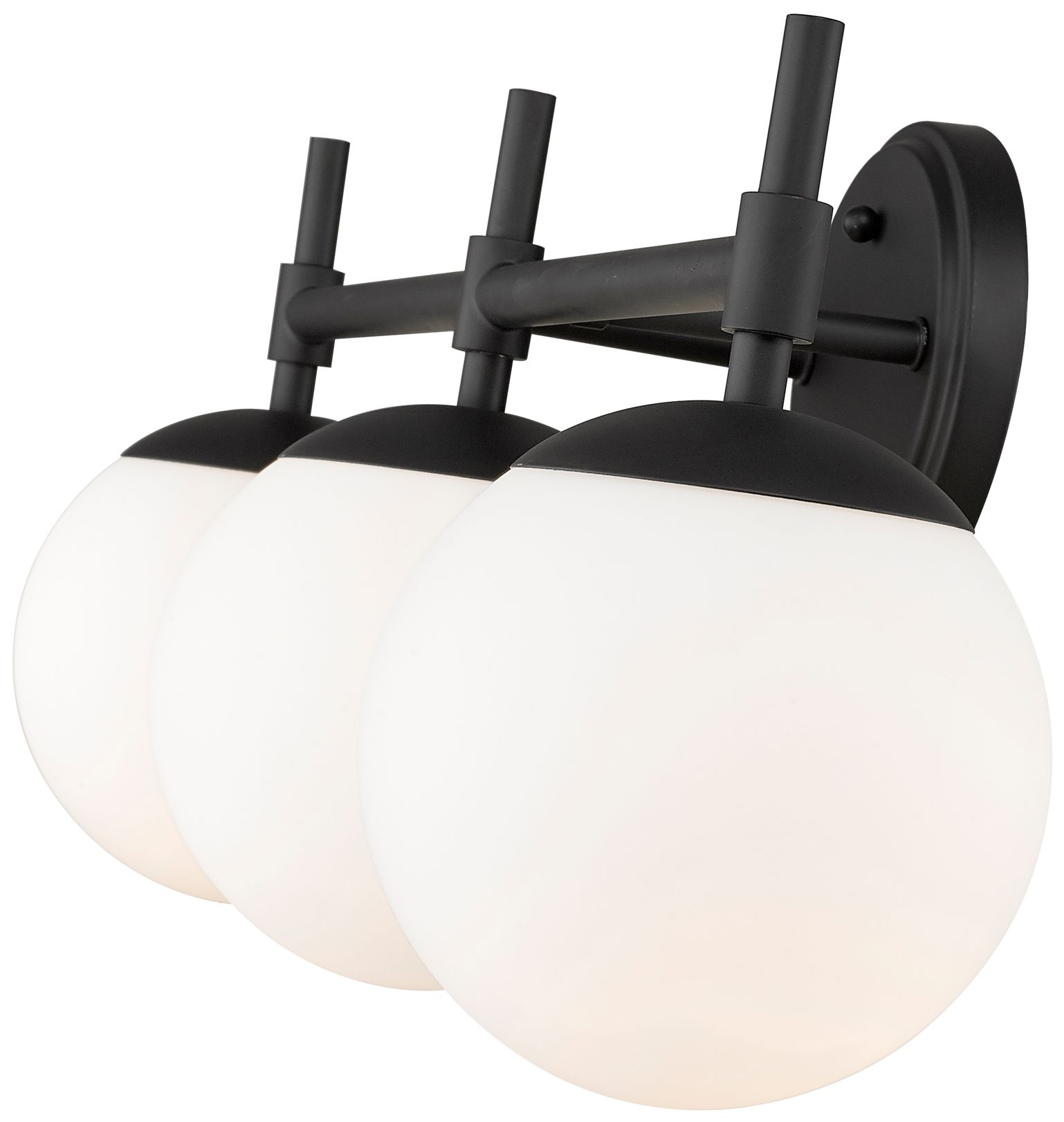 Millennium 3-Light 24" Matte Black Vanity Light