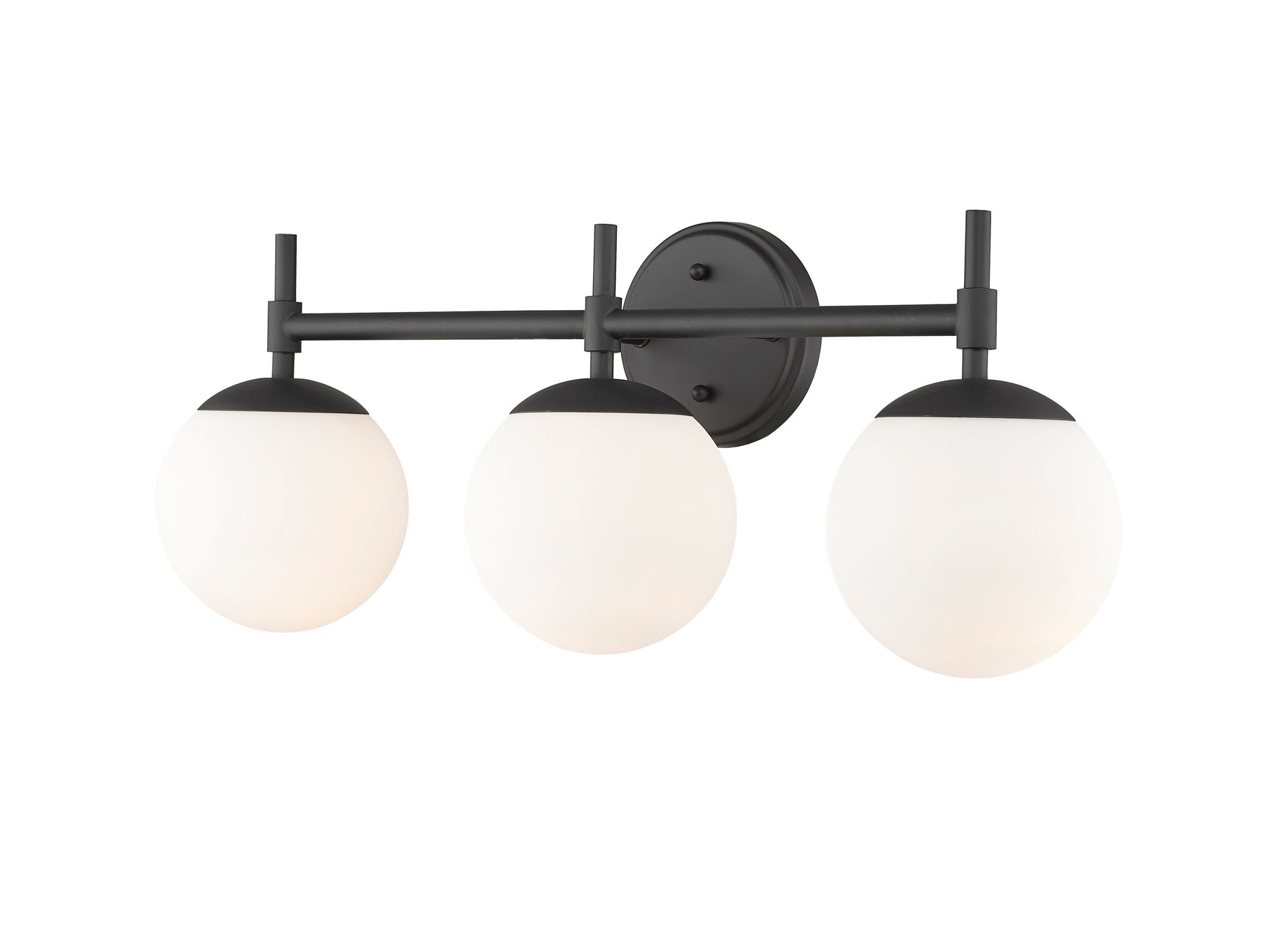 Image 2 Millennium 3-Light 24" Matte Black Vanity Light more views