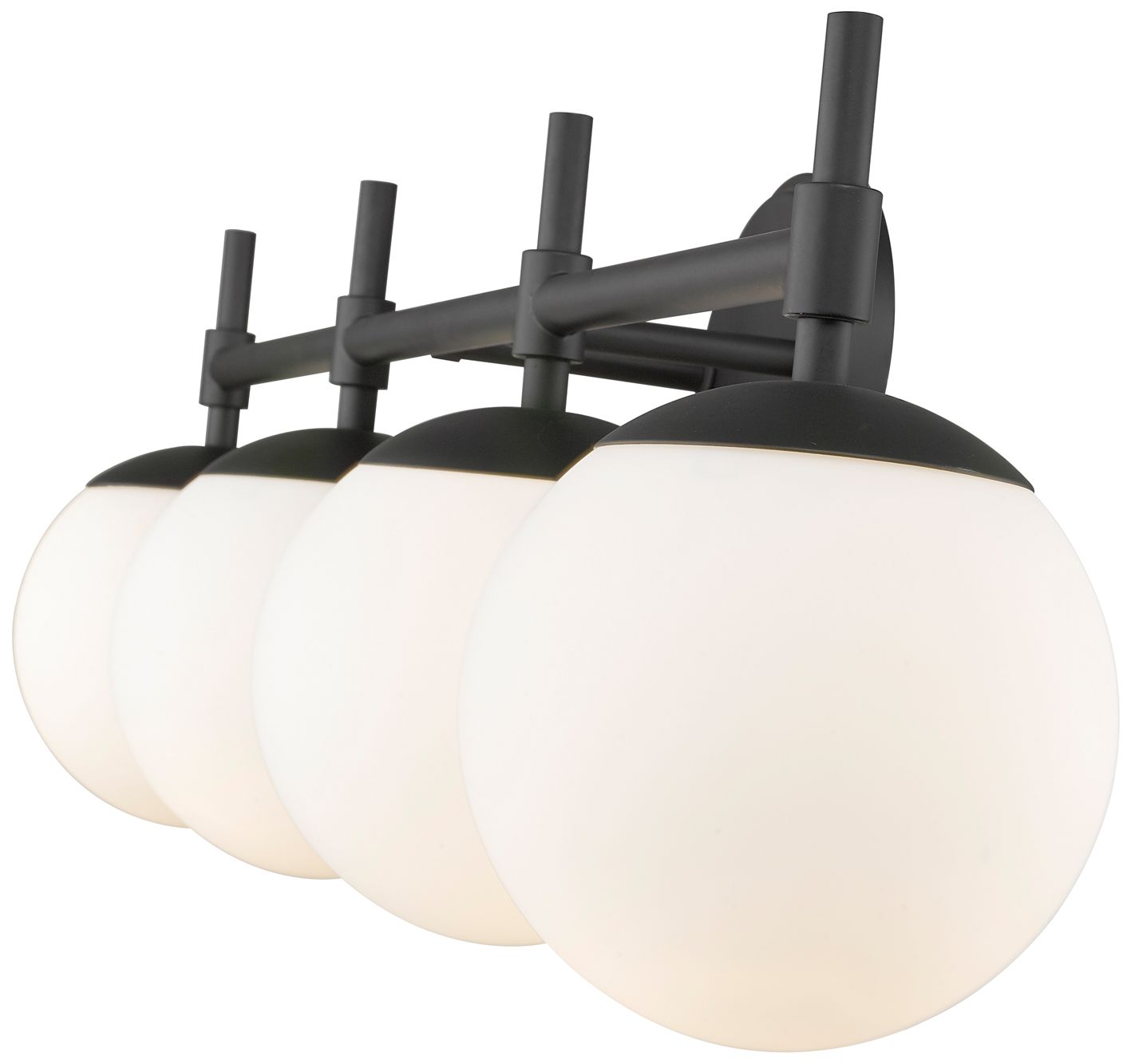 Millennium 4-Light 33" Matte Black Vanity Light