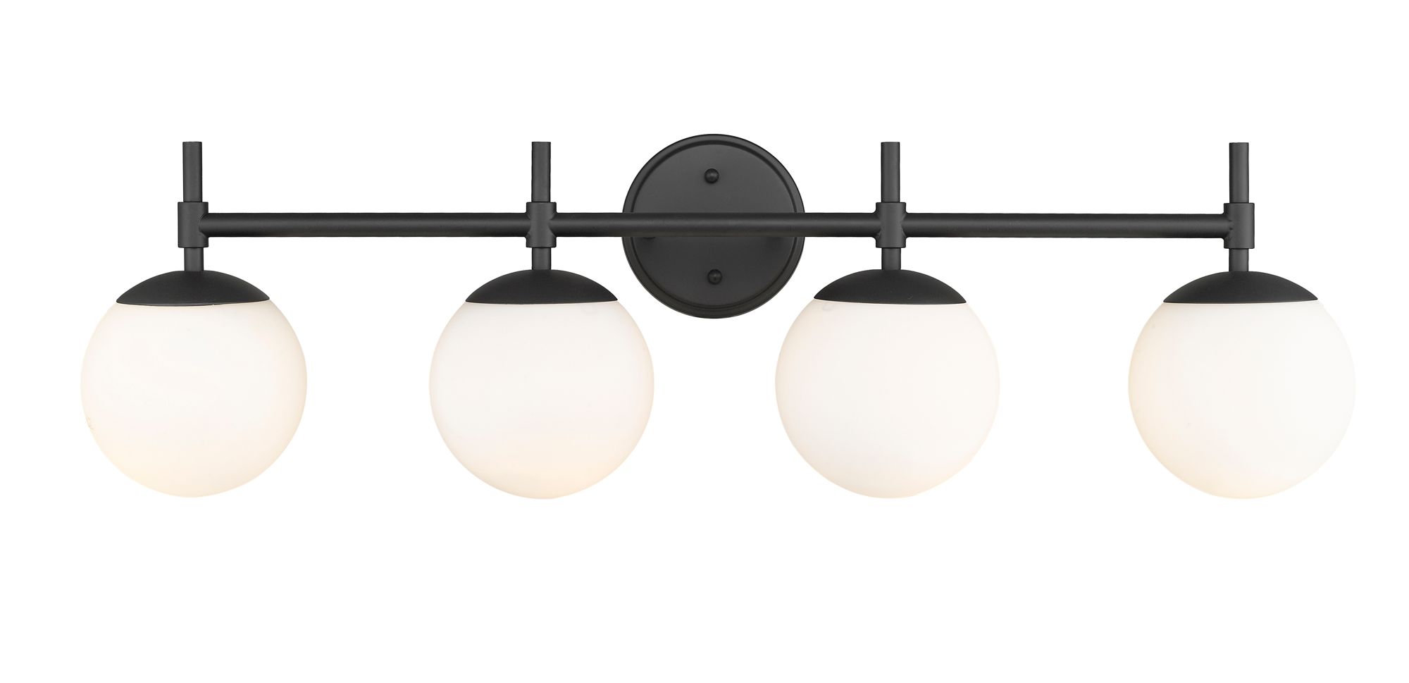 Image 5 Millennium 4-Light 33" Matte Black Vanity Light more views