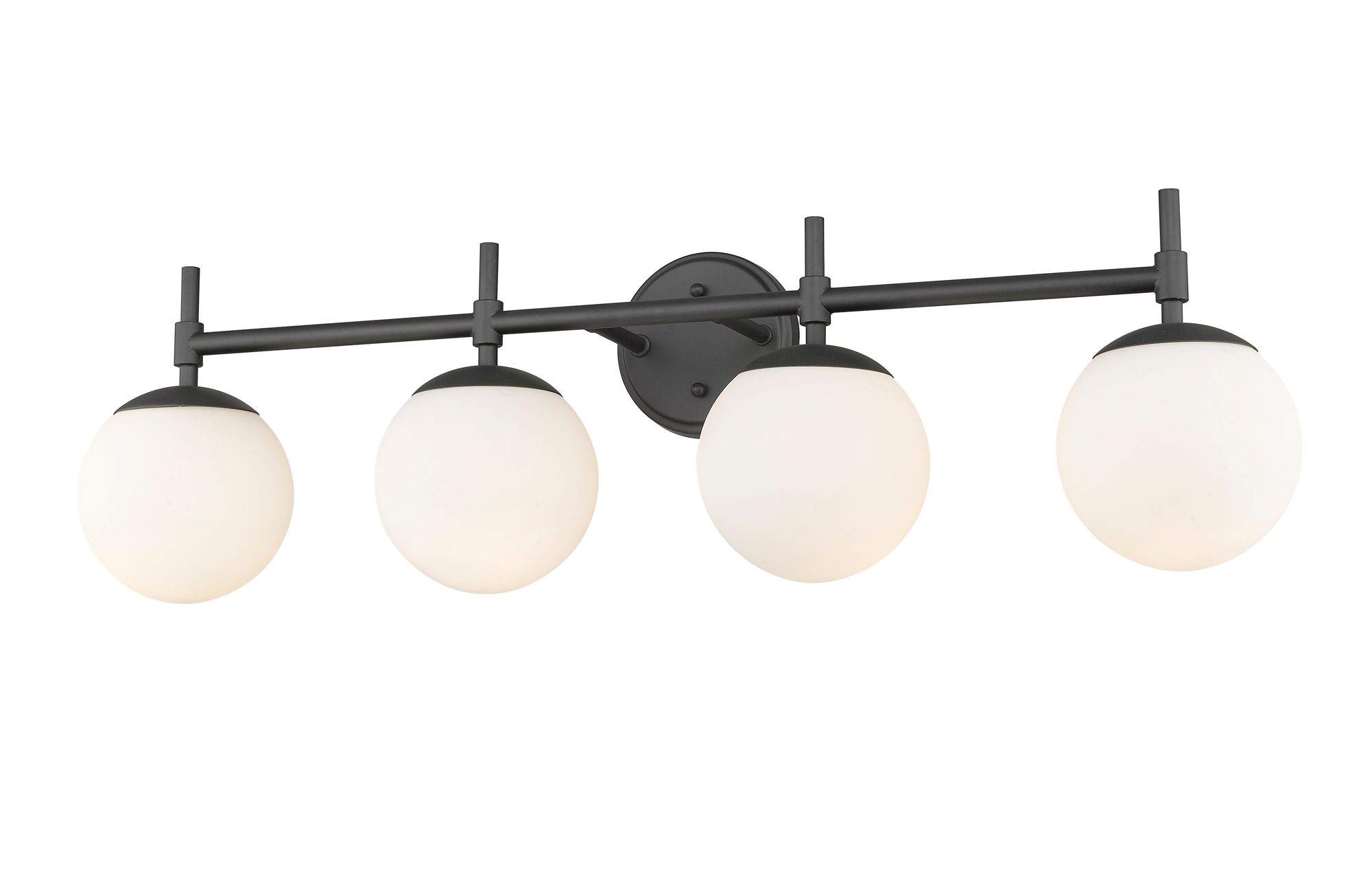 Image 6 Millennium 4-Light 33" Matte Black Vanity Light more views