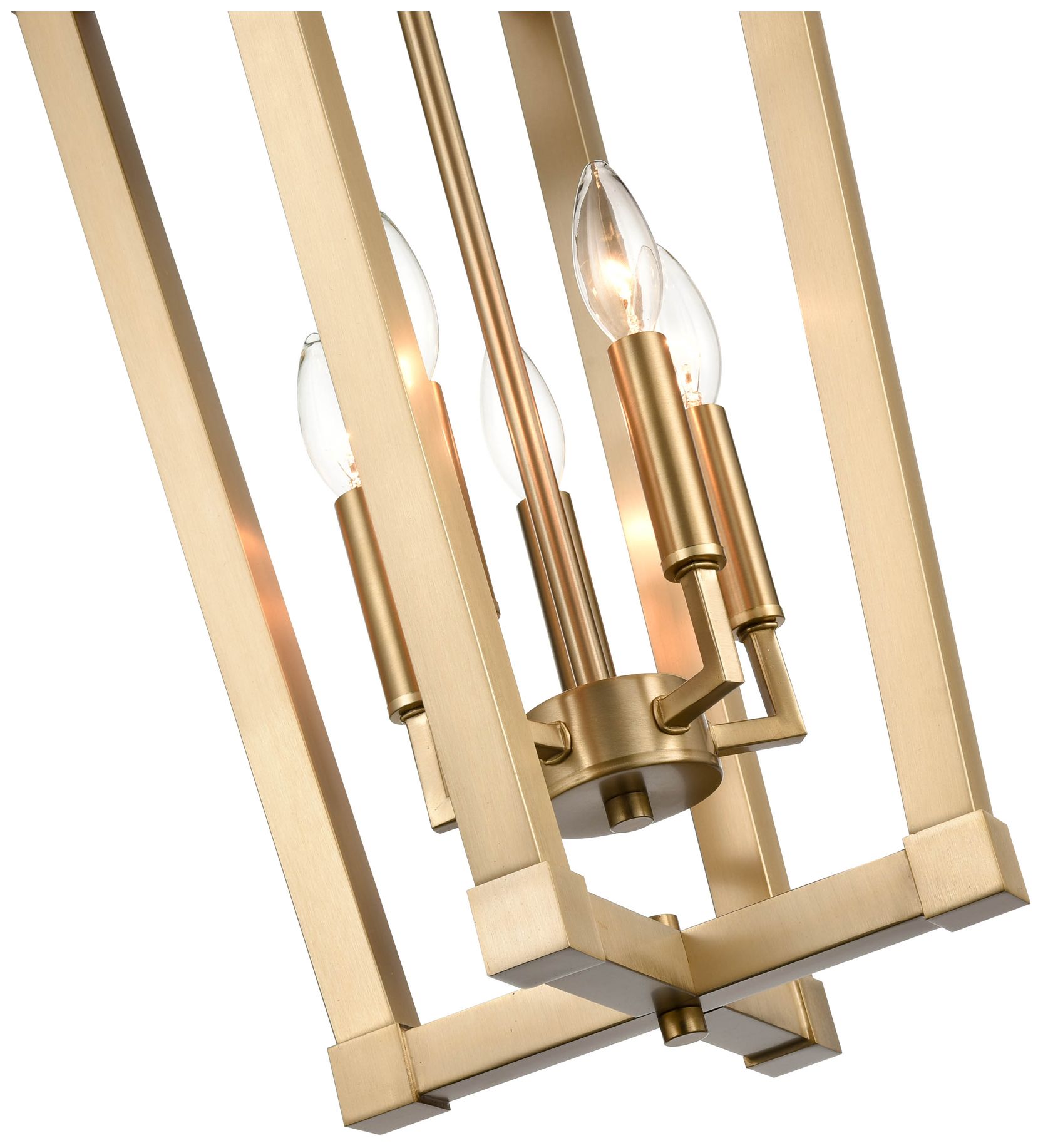 Image 3 Millennium 5-Light 13" Modern Gold Pendant with Glass Shade more views