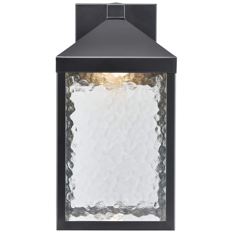 Image 1 Millennium Aaron Outdoor Wall Sconce LED Powder Coated Black