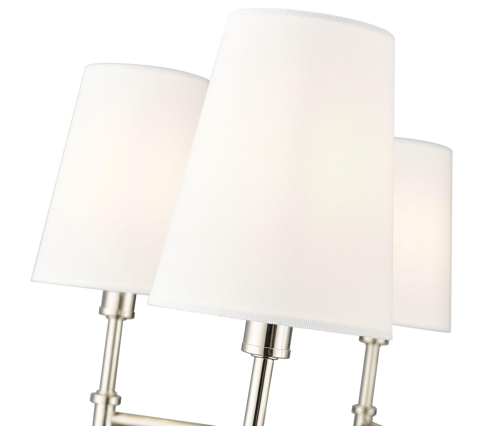 Image 4 Millennium Adorra 6-Light 25.75" Polished Nickel Chandelier with Shade more views