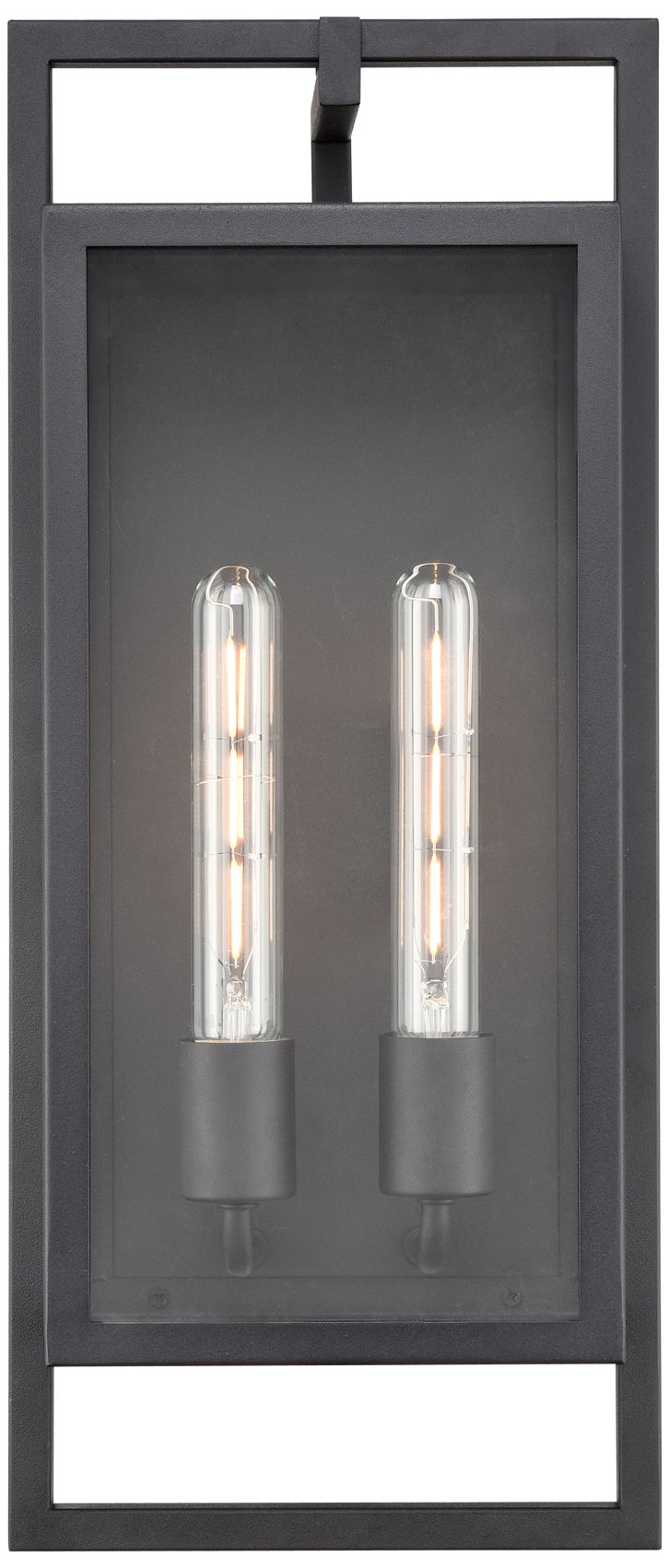 Thumbnail2 of Millennium Agatha 2-Light 19.6" Textured Black Outdoor Wall Sconce