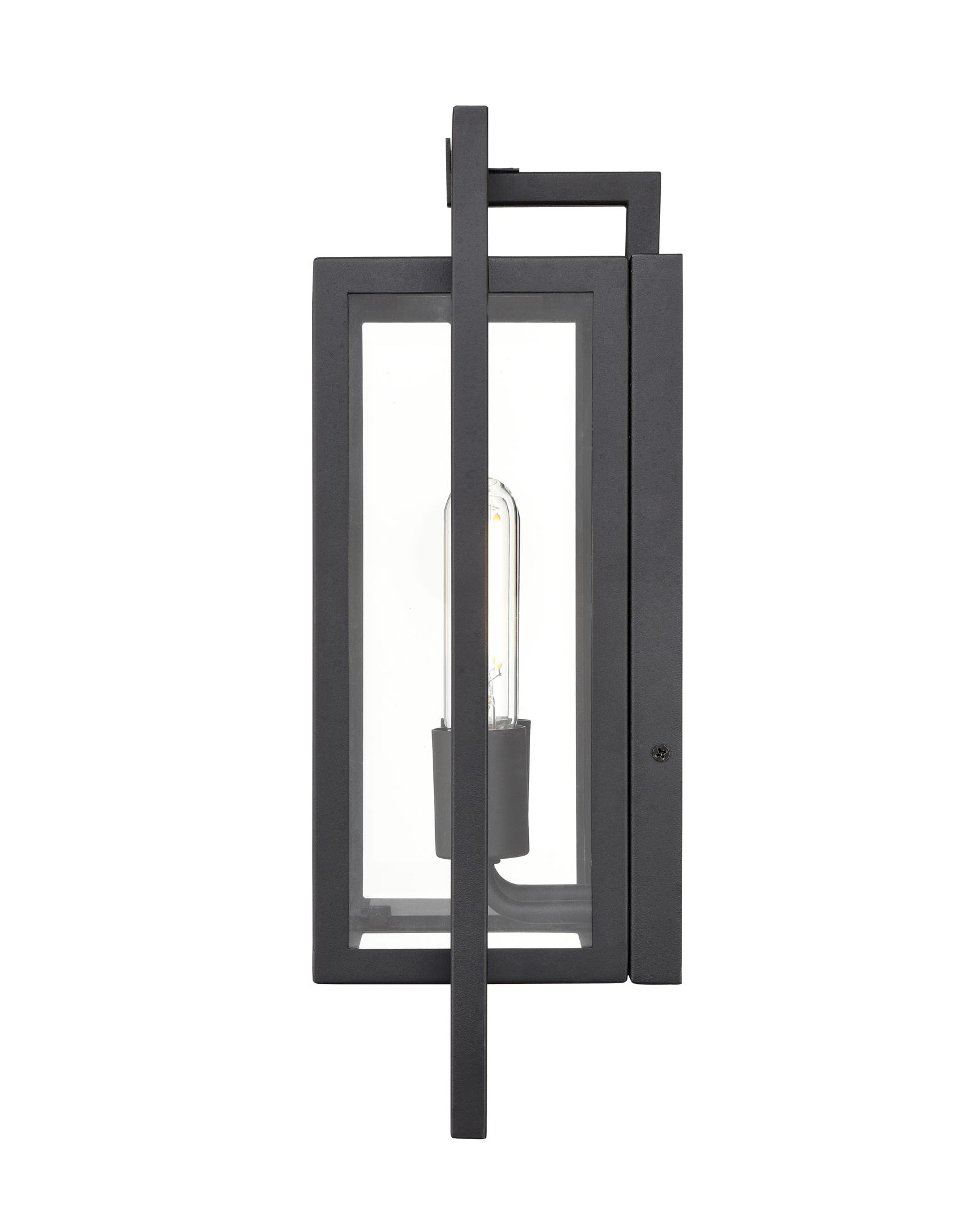 Image 4 Millennium Agatha 2-Light Outdoor Wall Sconce in Textured Black more views