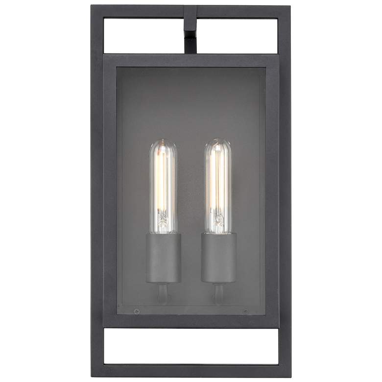 Image 1 Millennium Agatha Outdoor Wall Sconce Textured Black