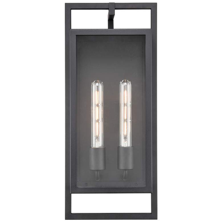 Image 1 Millennium Agatha Outdoor Wall Sconce Textured Black