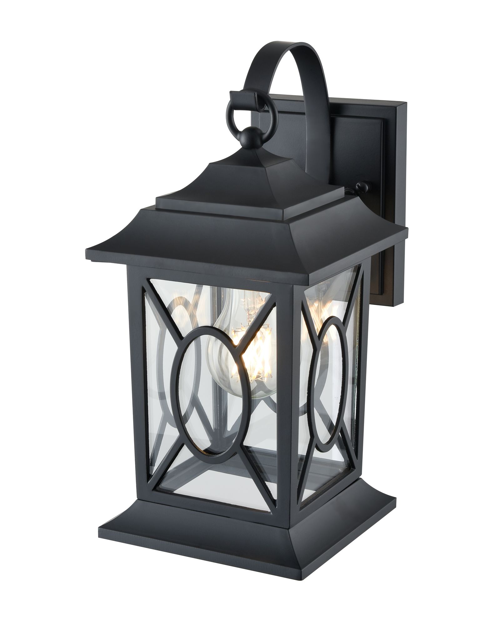 Image 4 Millennium Allbert 1-Light 12.25" Powder Coated Black Outdoor Wall Sconce more views