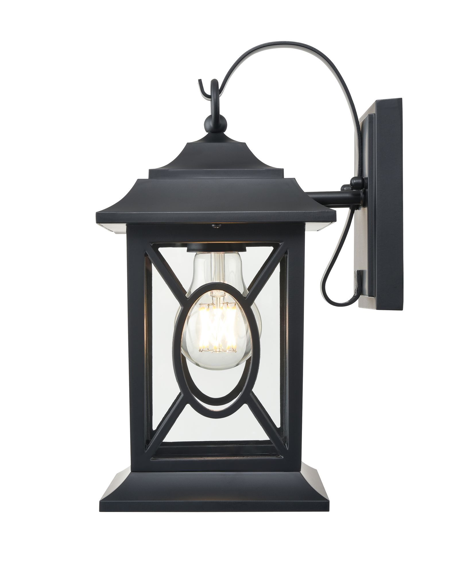 Image 5 Millennium Allbert 1-Light 12.25" Powder Coated Black Outdoor Wall Sconce more views