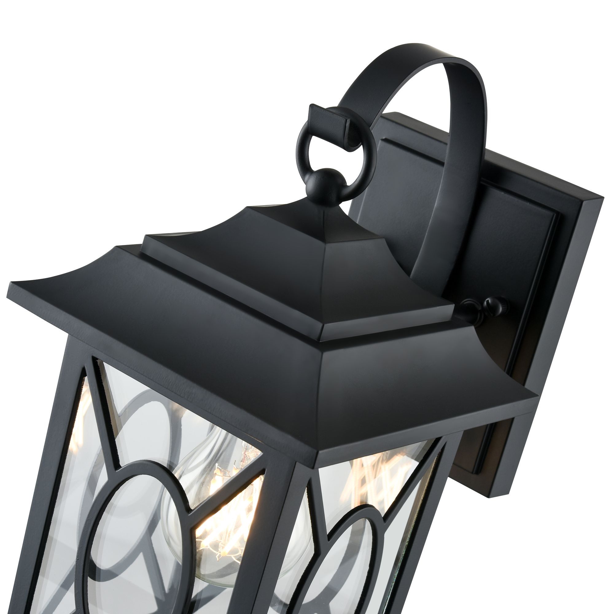 Image 6 Millennium Allbert 1-Light 12.25" Powder Coated Black Outdoor Wall Sconce more views