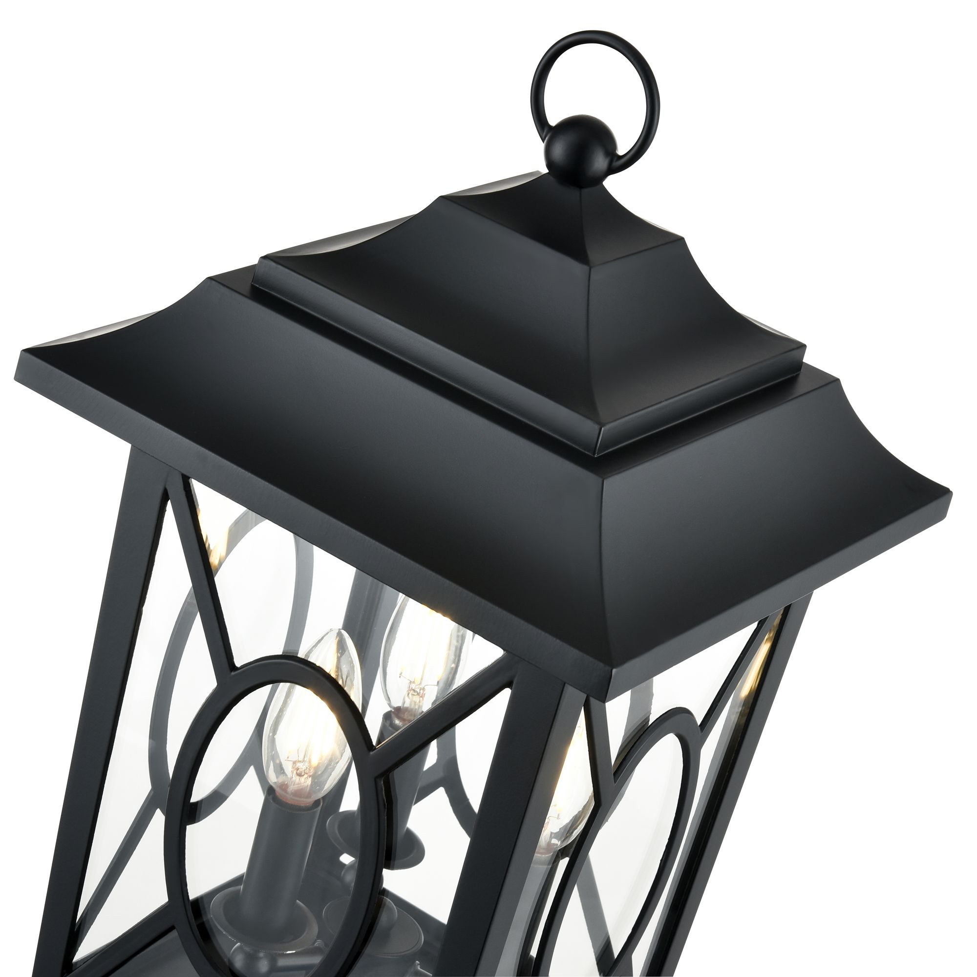 Image 5 Millennium Allbert 3-Light 19.75" Powder Coated Black Outdoor Post Lantern more views