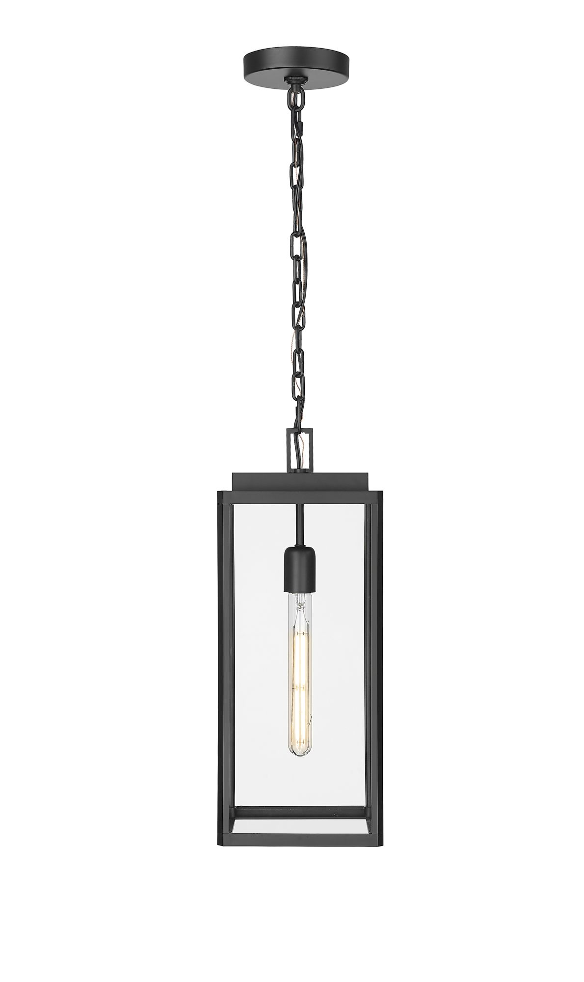 Image 3 Millennium Alpharetta 19.5" Powder Coated Black Outdoor Lantern more views