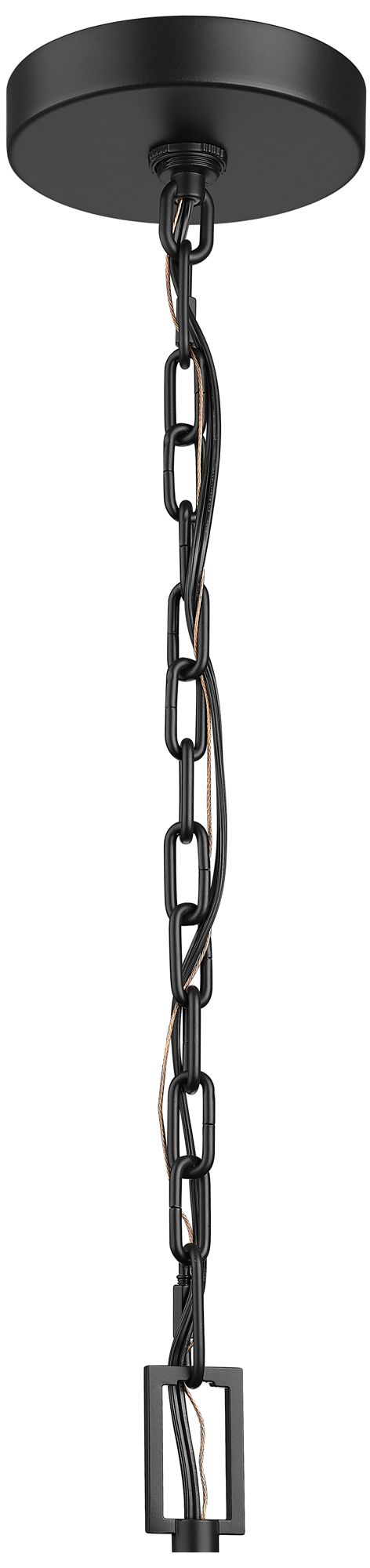 Image 7 Millennium Alpharetta 19.5" Powder Coated Black Outdoor Lantern more views