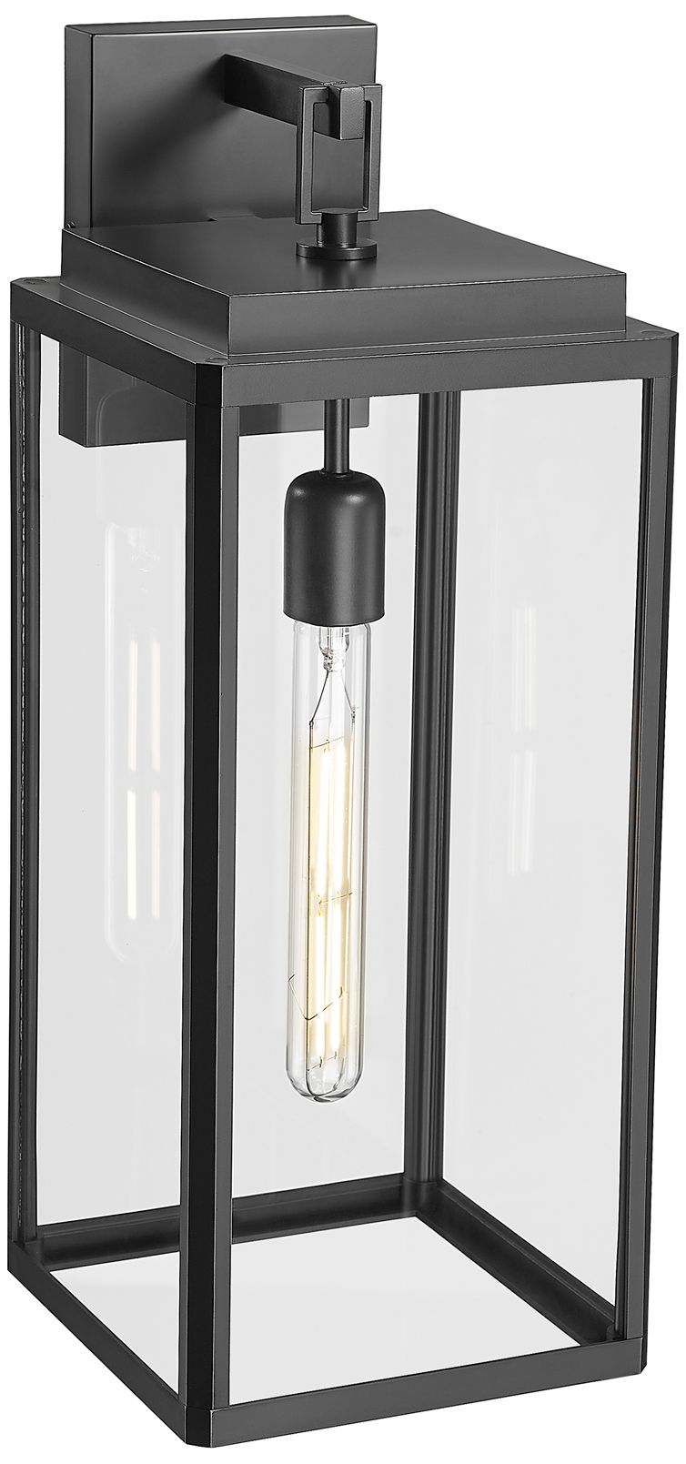 Image 2 Millennium Alpharetta 19.75" Powder Coated Black Outdoor Wall Sconce