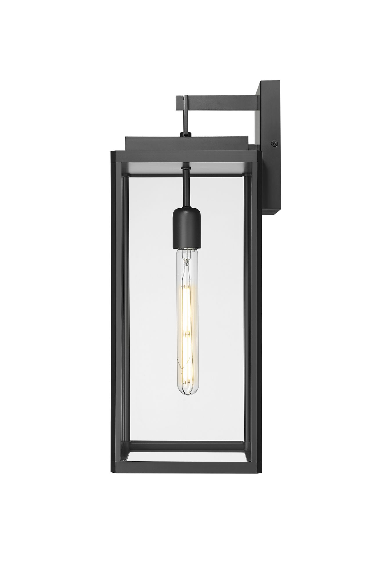 Image 4 Millennium Alpharetta 19.75" Powder Coated Black Outdoor Wall Sconce more views