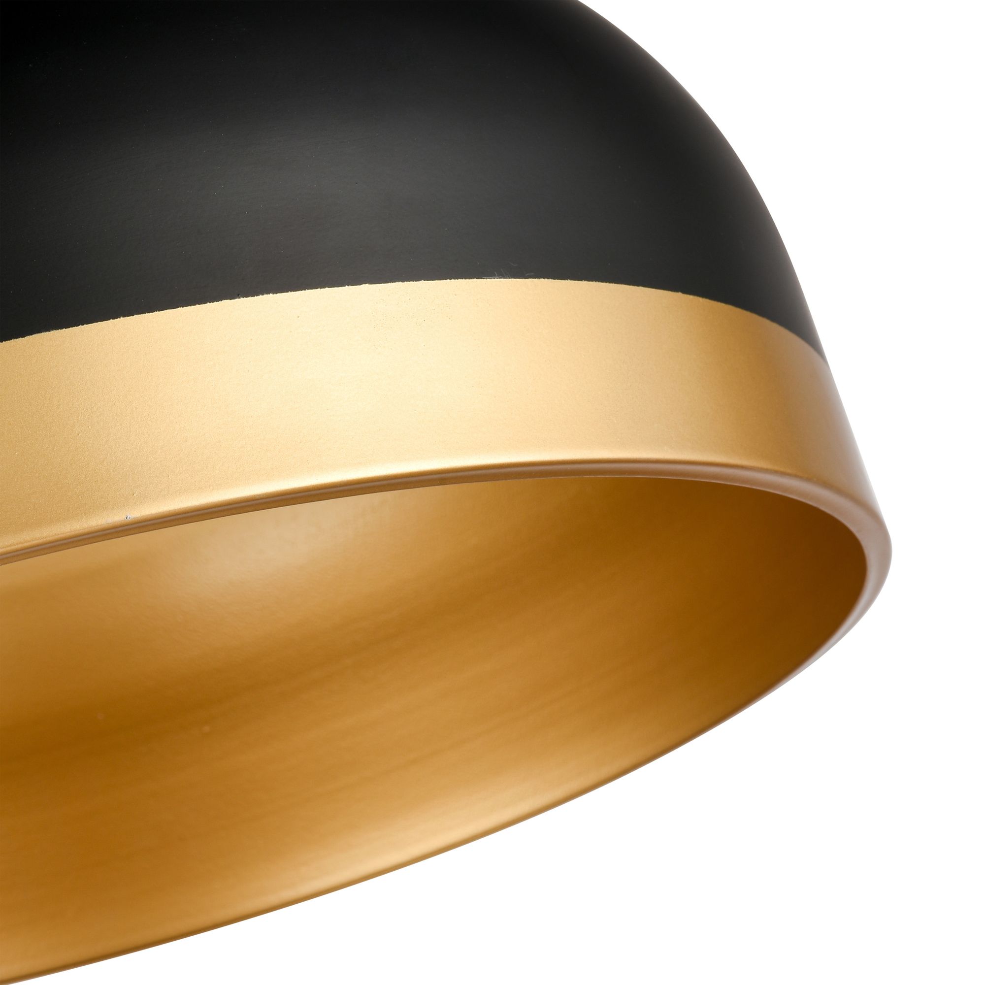 Image 3 Millennium Amarra 3-Light 16" Matte Black Pendant with Steel Shade more views