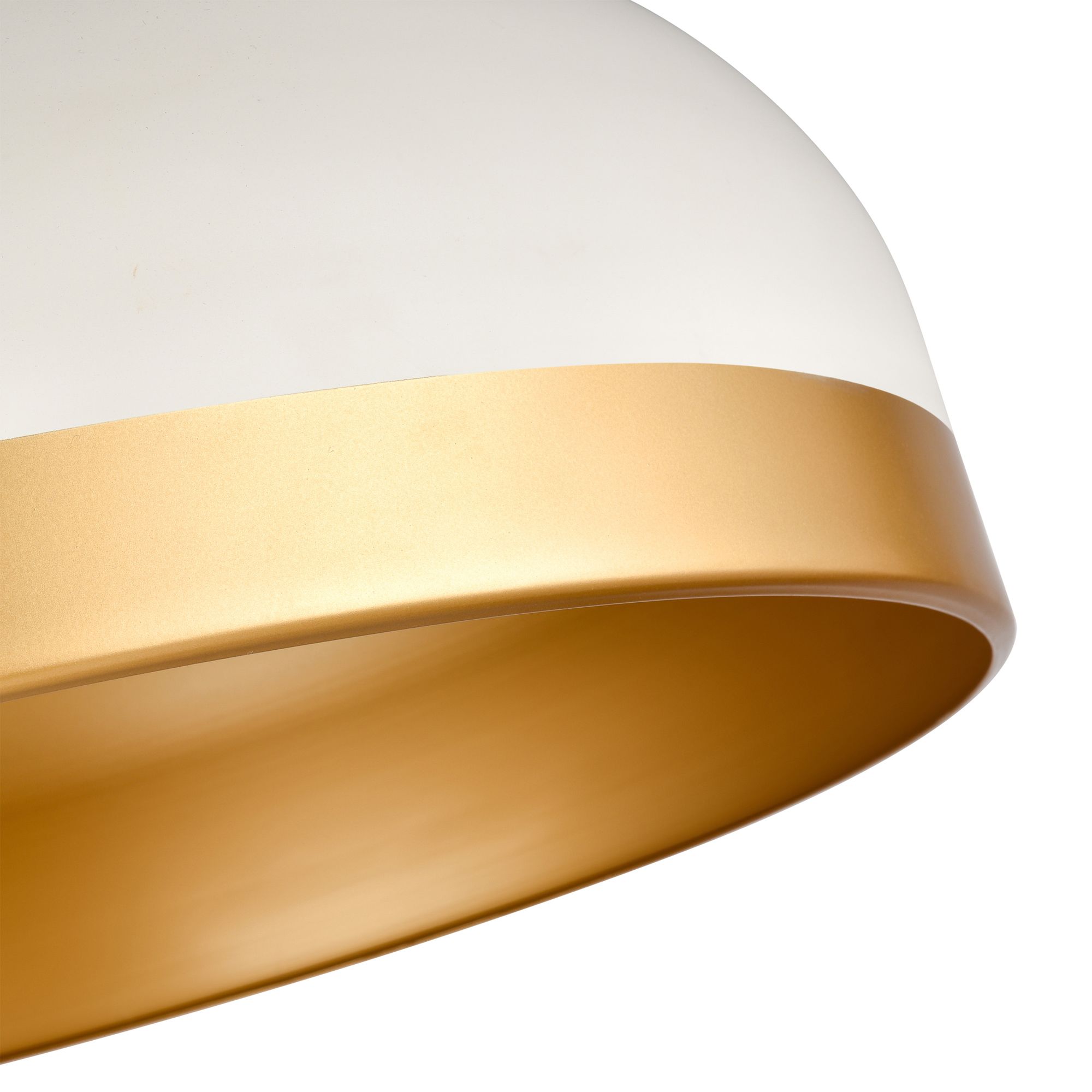 Image 3 Millennium Amarra 4-Light 22" Matte White Pendant with Steel Shade more views