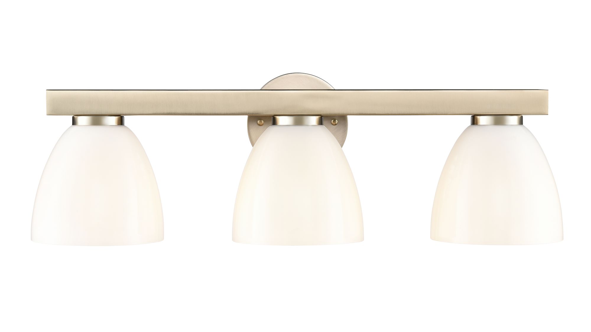 Image 5 Millennium Apria 3-Light 24" Modern Gold Vanity Light with Glass Shade more views