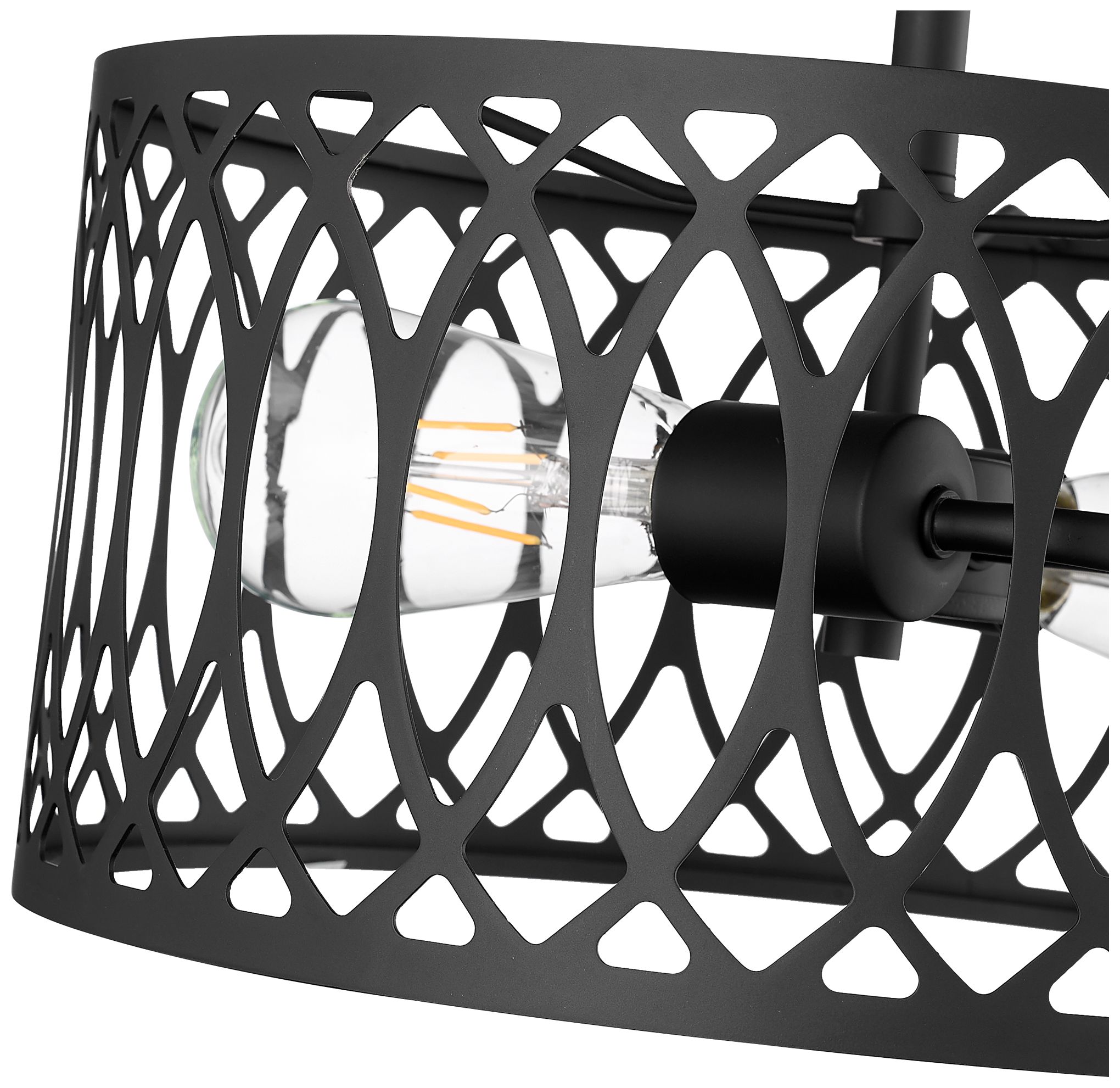 Image 5 Millennium Arelyn Semi-Flush Ceiling Mount Matte Black more views