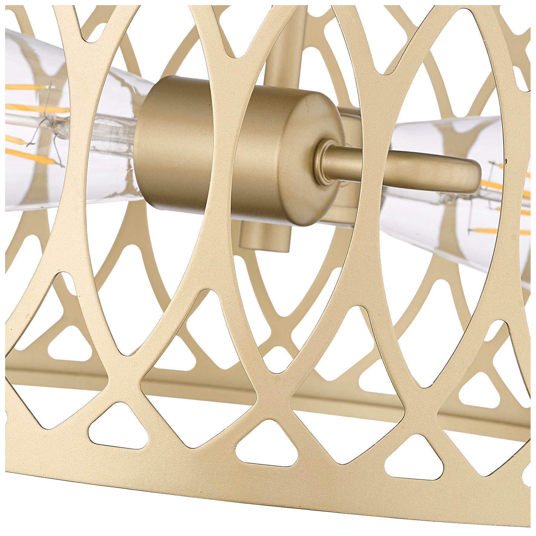 Image 5 Millennium Arelyn Semi-Flush Ceiling Mount Painted Modern Gold more views