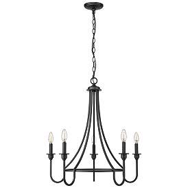 Image1 of Millennium Artemis Chandelier Ceiling Light Black