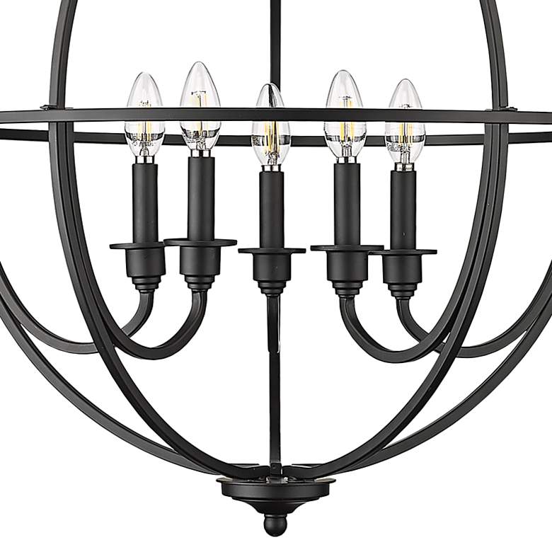 Image 2 Millennium Artemis Chandelier Ceiling Light Black more views