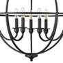 2_Millennium Artemis Chandelier Ceiling Light Black more views