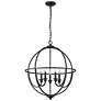 3_Millennium Artemis Chandelier Ceiling Light Black more views
