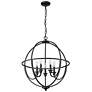 5_Millennium Artemis Chandelier Ceiling Light Black more views