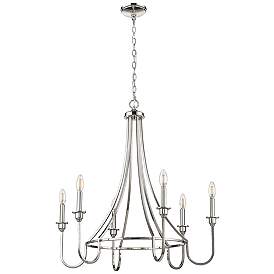 Image1 of Millennium Artemis Chandelier Ceiling Light Nickel