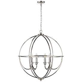 Image1 of Millennium Artemis Chandelier Ceiling Light Nickel