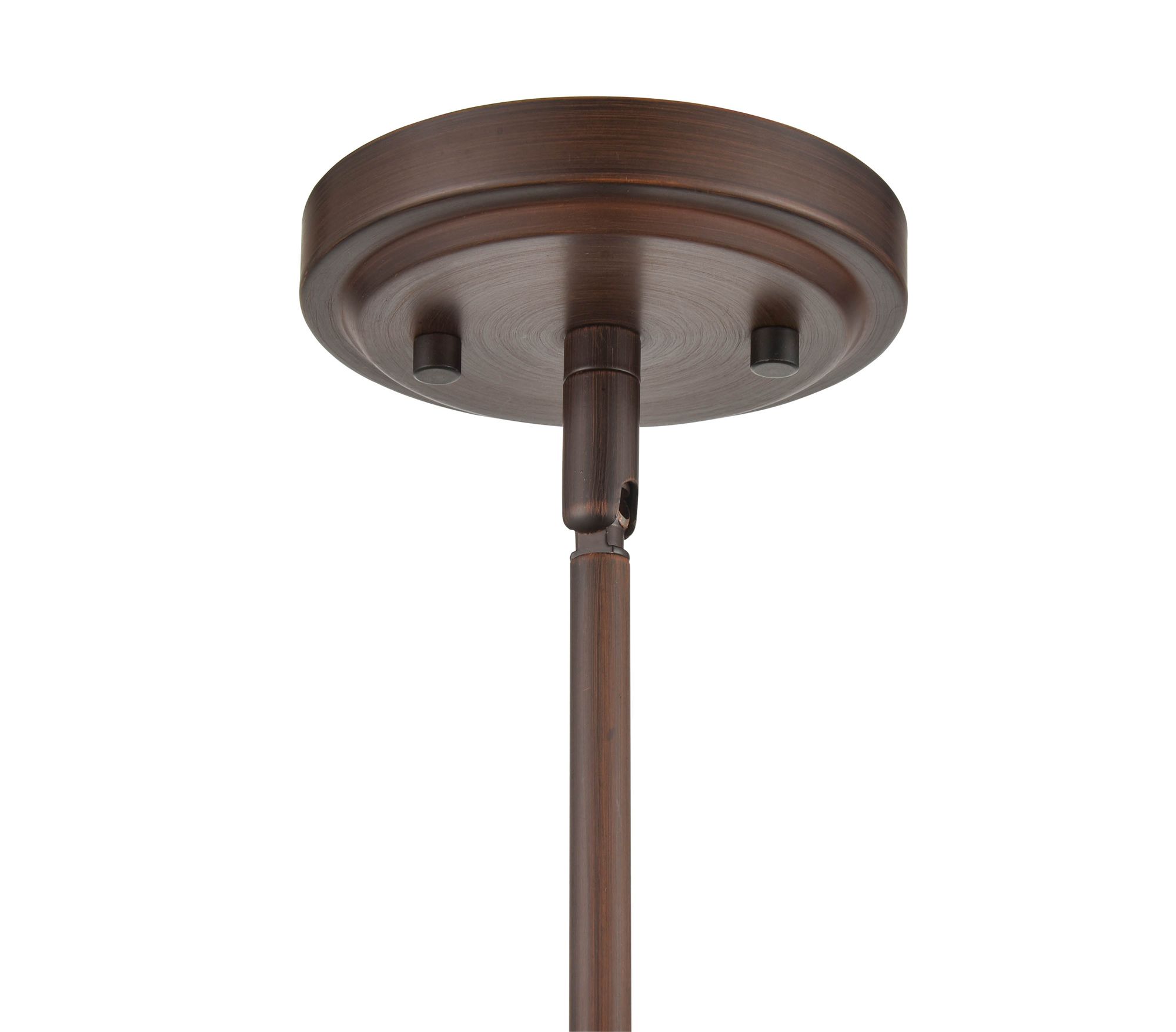 Image 2 Millennium Ashford 1-Light 10" Rubbed Bronze Mini Pendant with Glass Shade more views