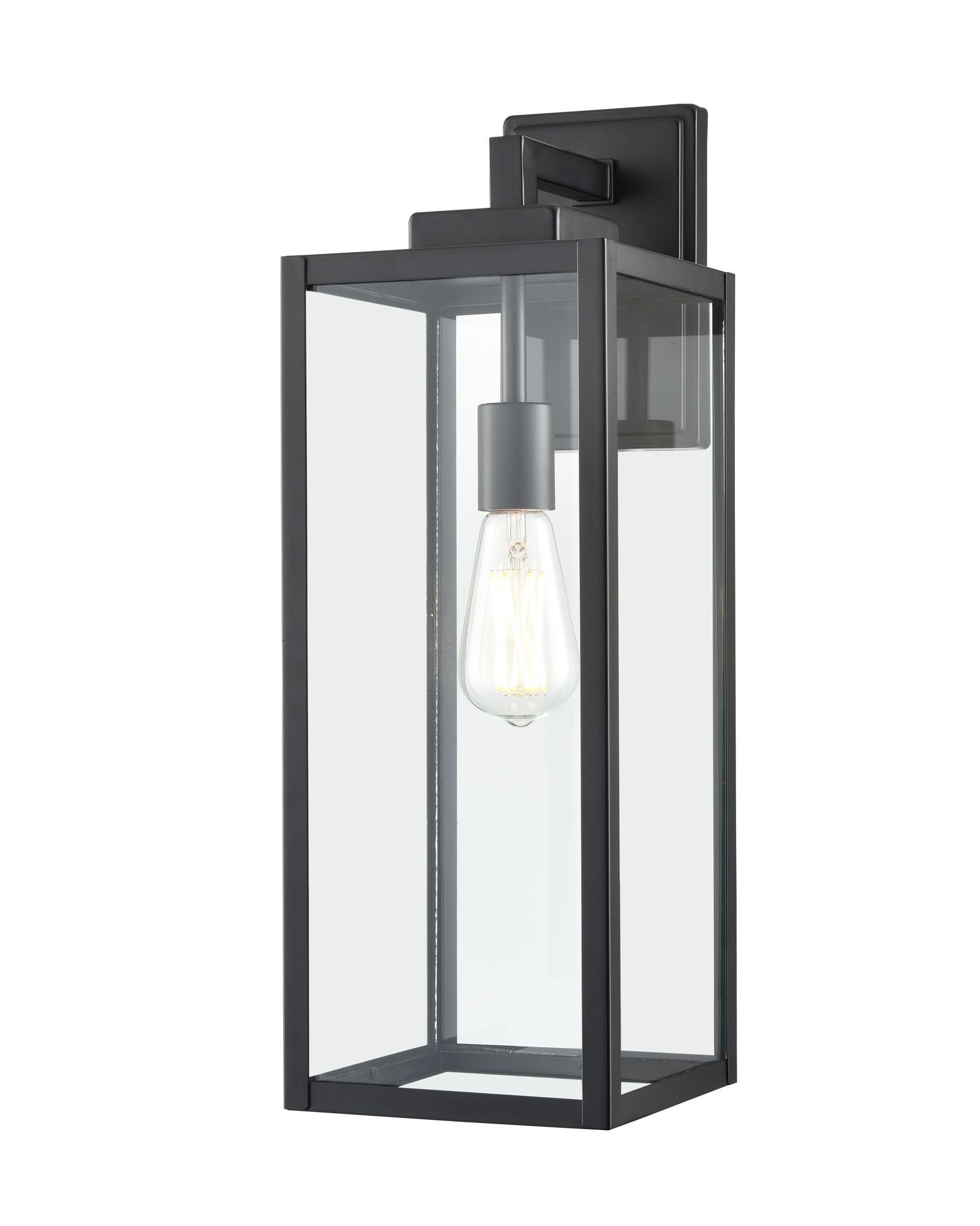 Image 2 Millennium Atless 1-Light 20.75" Powder Coated Black Outdoor Wall Lantern more views