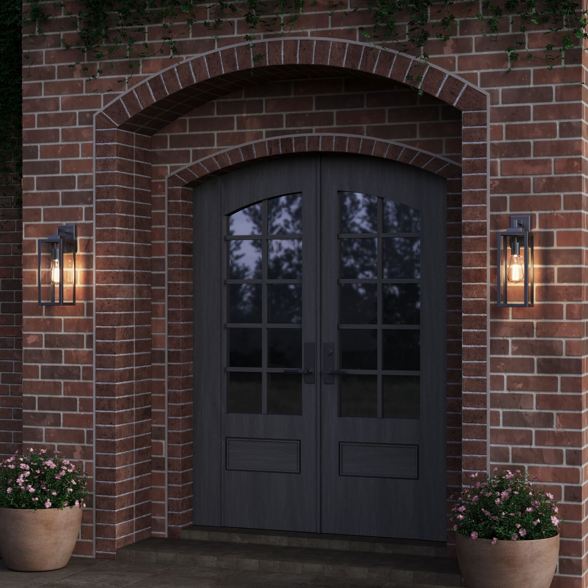 Image 7 Millennium Atless 1-Light 20.75" Powder Coated Black Outdoor Wall Lantern more views