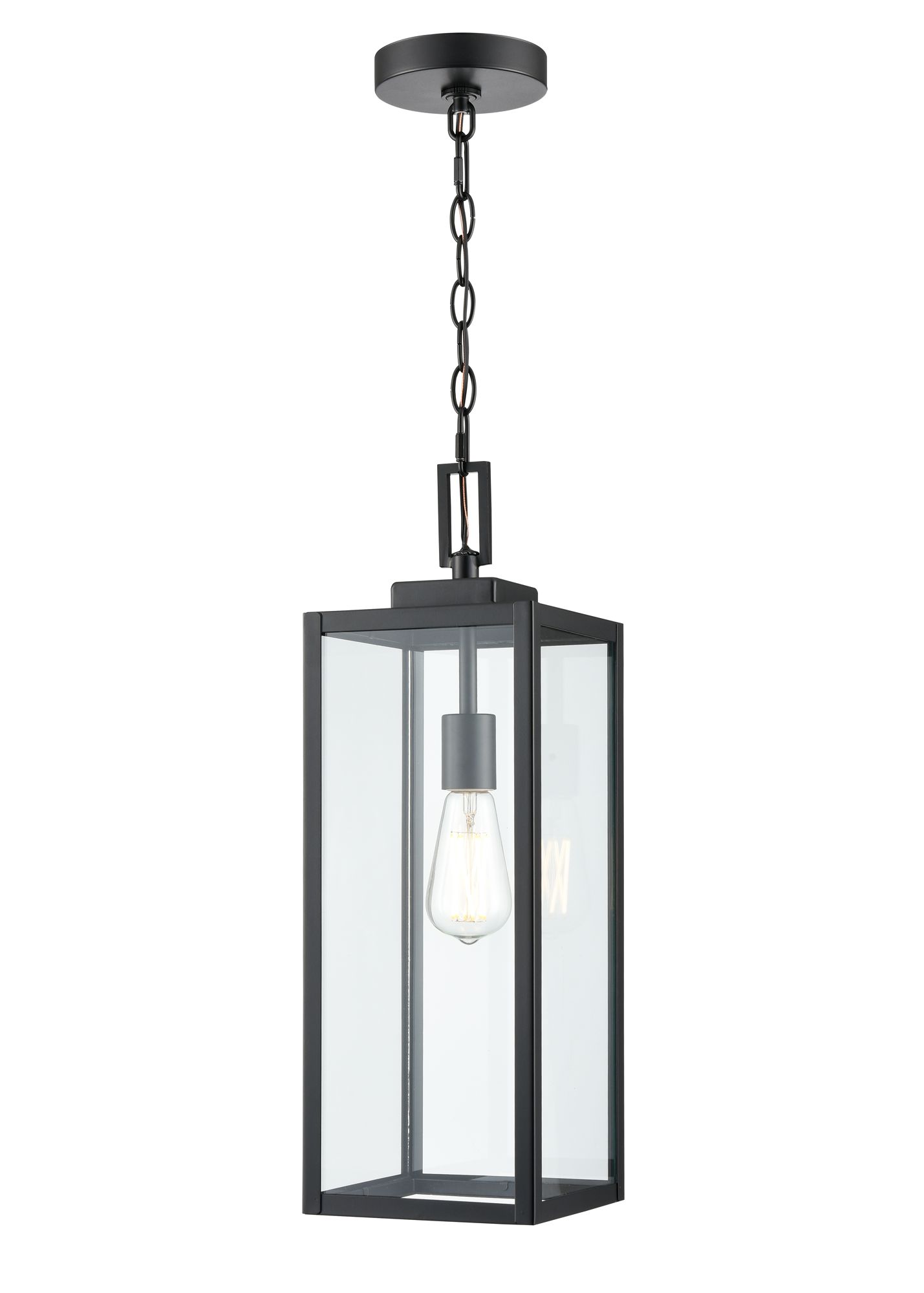 Image 2 Millennium Atless 1-Light 21.5" Powder Coated Black 1 Light Outdoor Pendant more views