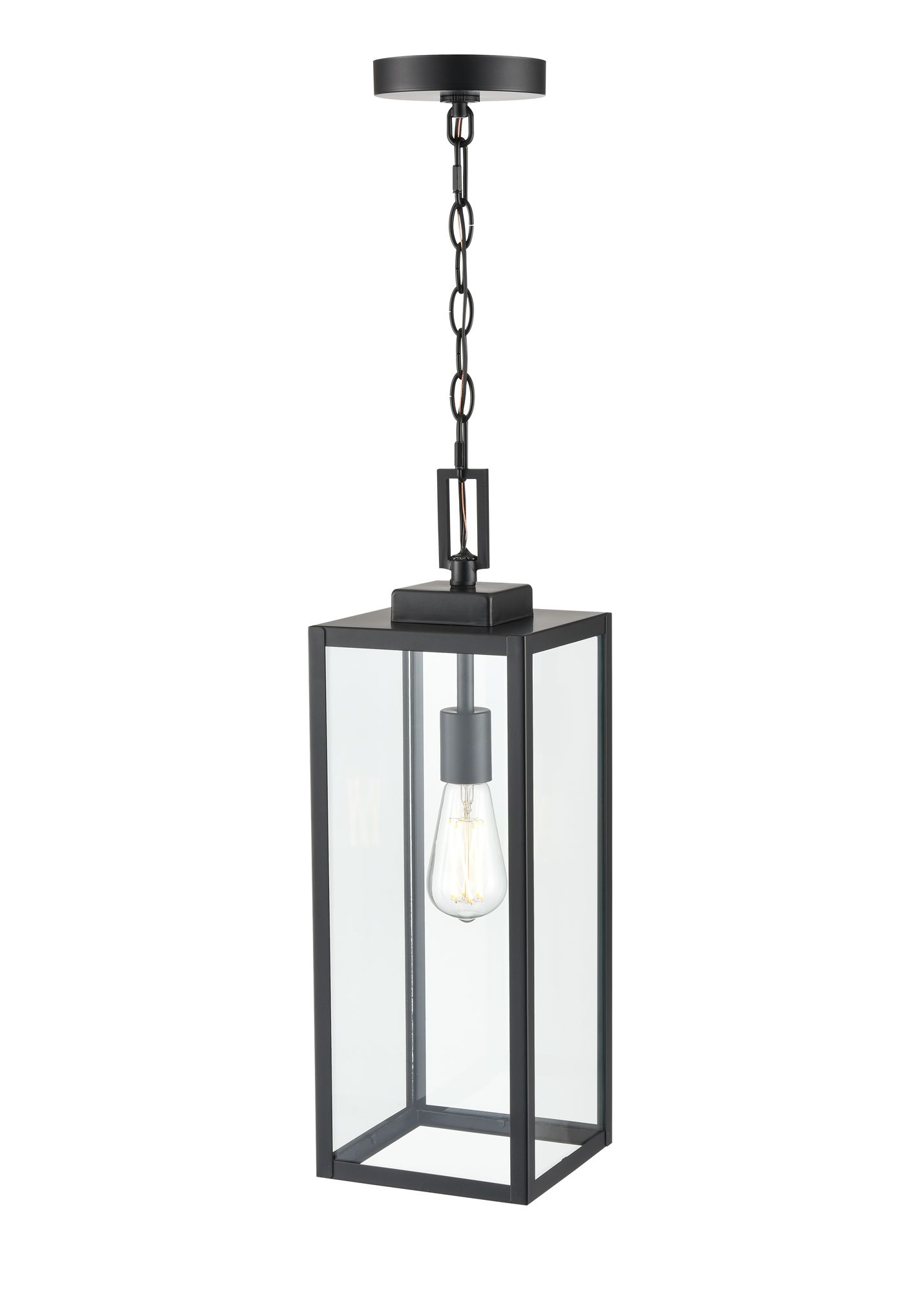 Image 3 Millennium Atless 1-Light 21.5" Powder Coated Black 1 Light Outdoor Pendant more views
