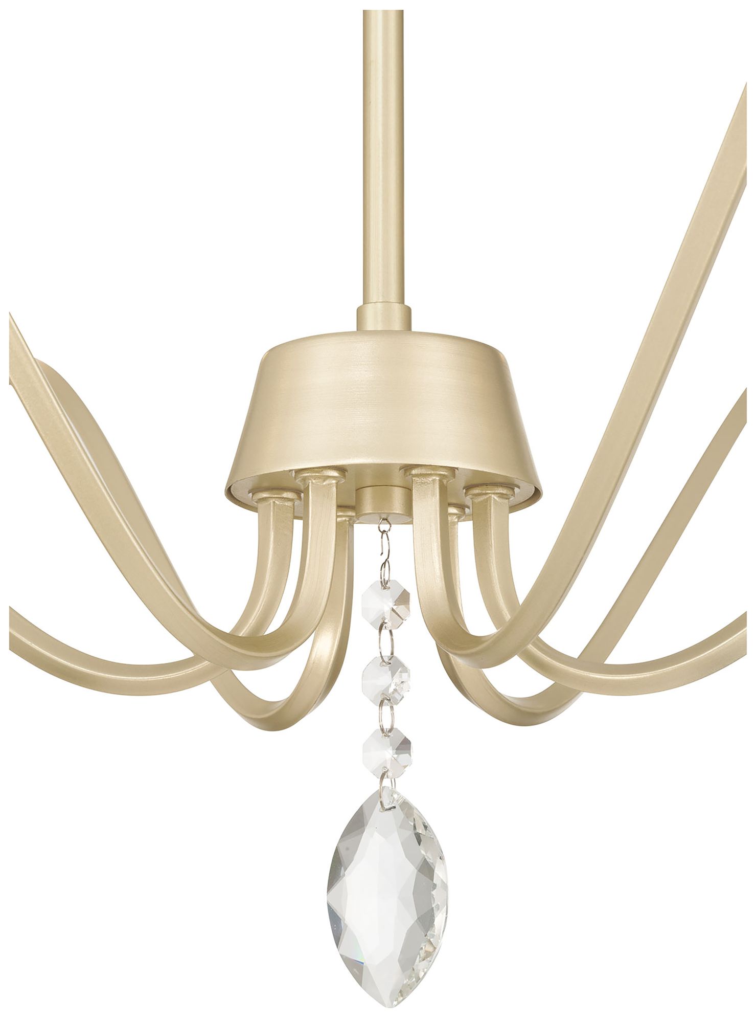 Image 5 Millennium Aureline 6-Light 28" Aged Silver Chandelier more views