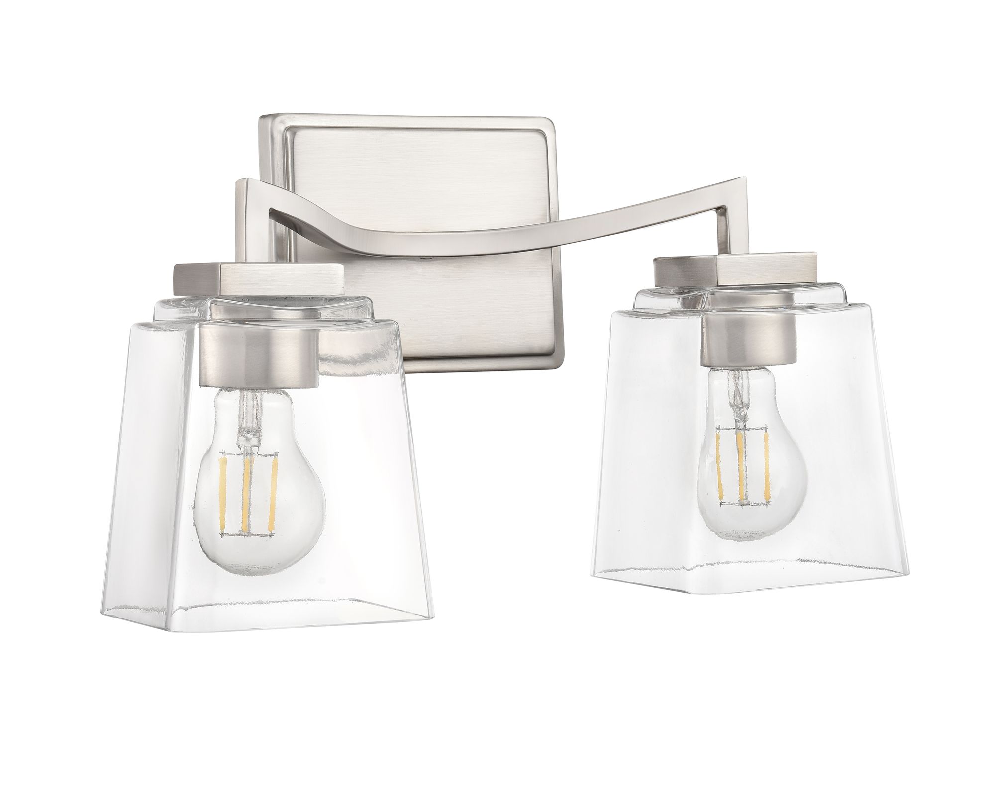 Image 2 Millennium Avenna 14" Brushed Nickel Vanity Light more views