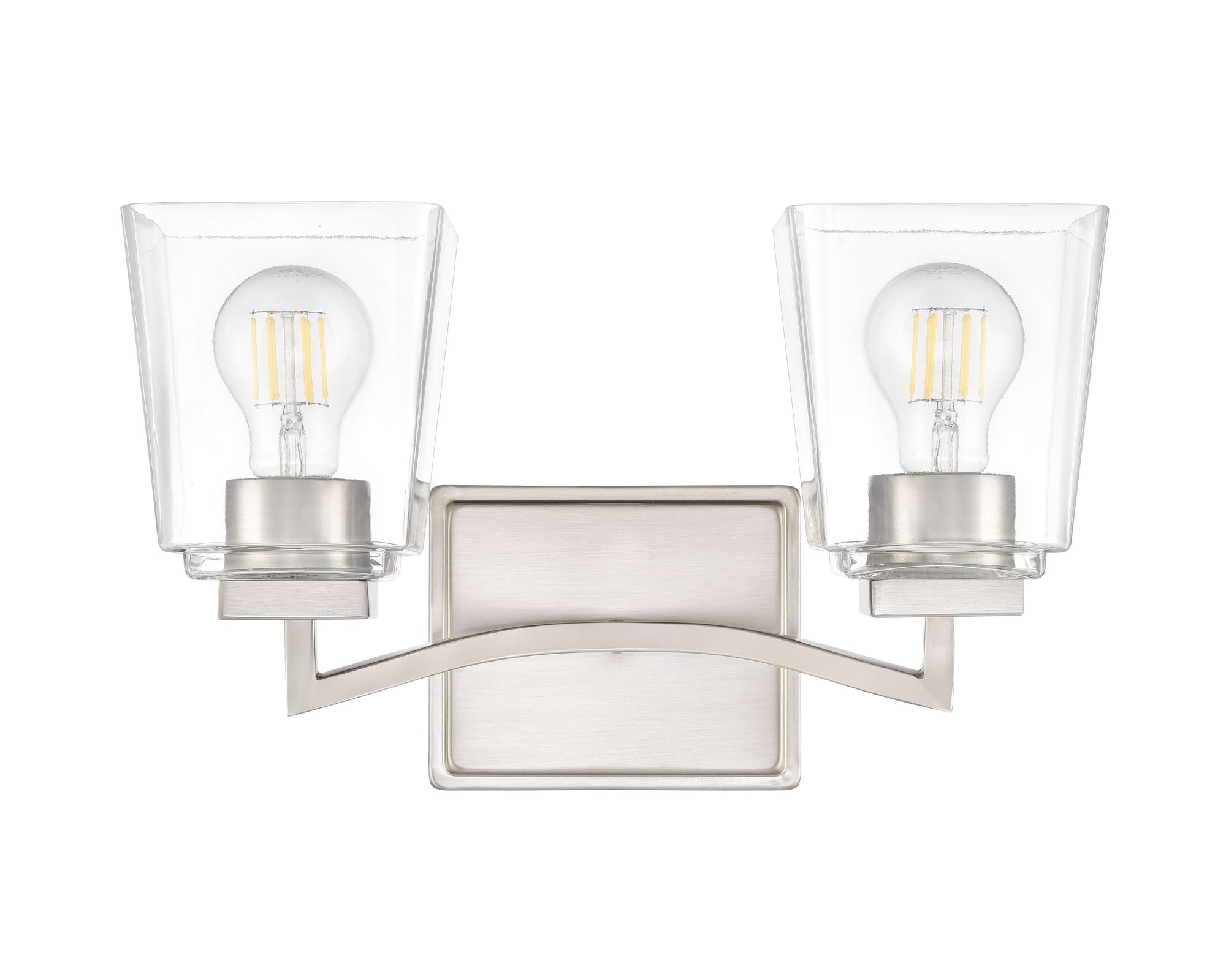 Image 5 Millennium Avenna 14" Brushed Nickel Vanity Light more views