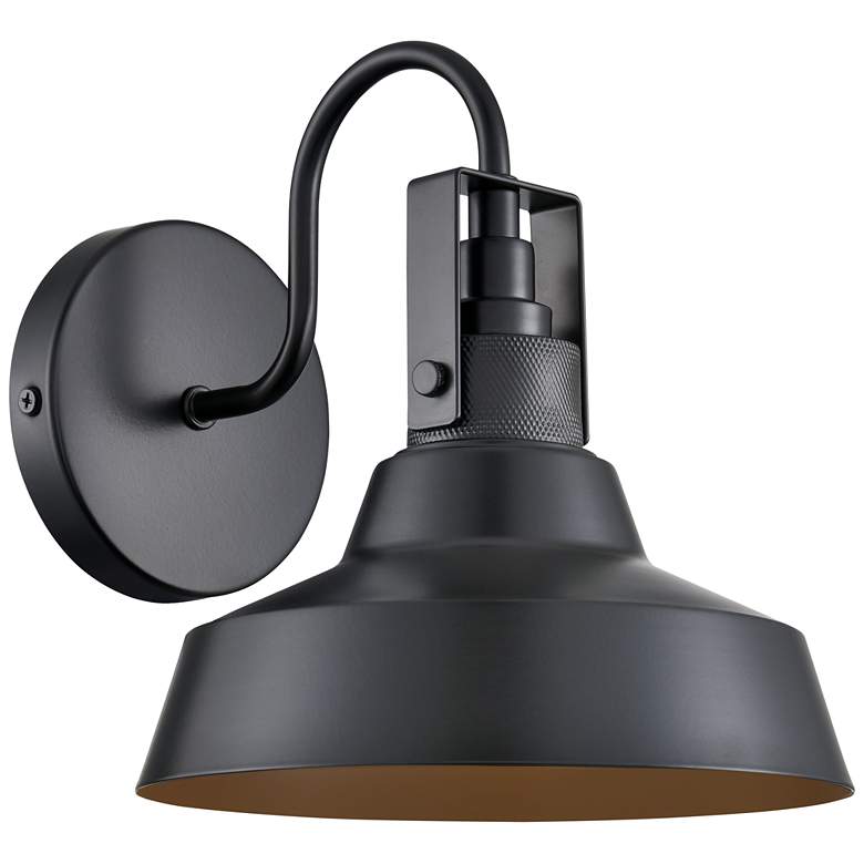 Image 1 Millennium Axell Outdoor Wall Sconce Powder Coated Black