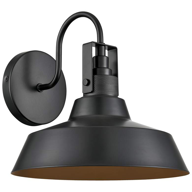Image 1 Millennium Axell Outdoor Wall Sconce Powder Coated Black