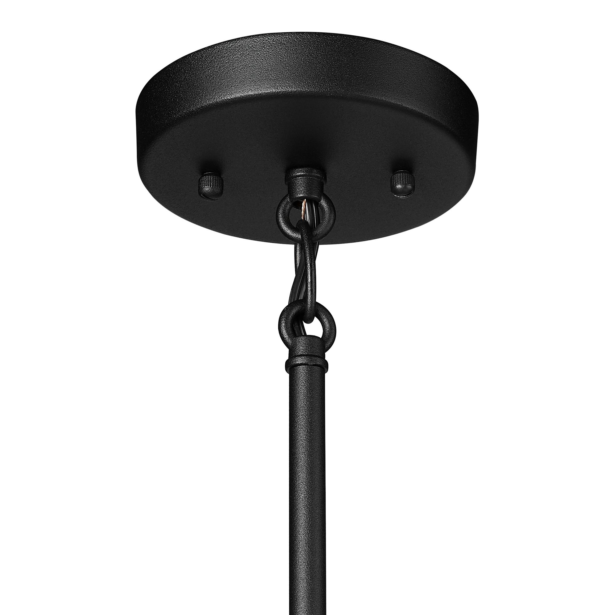 Image 5 Millennium Axston 1-Light 12.25" Textured Black Outdoor Hanging Lantern more views