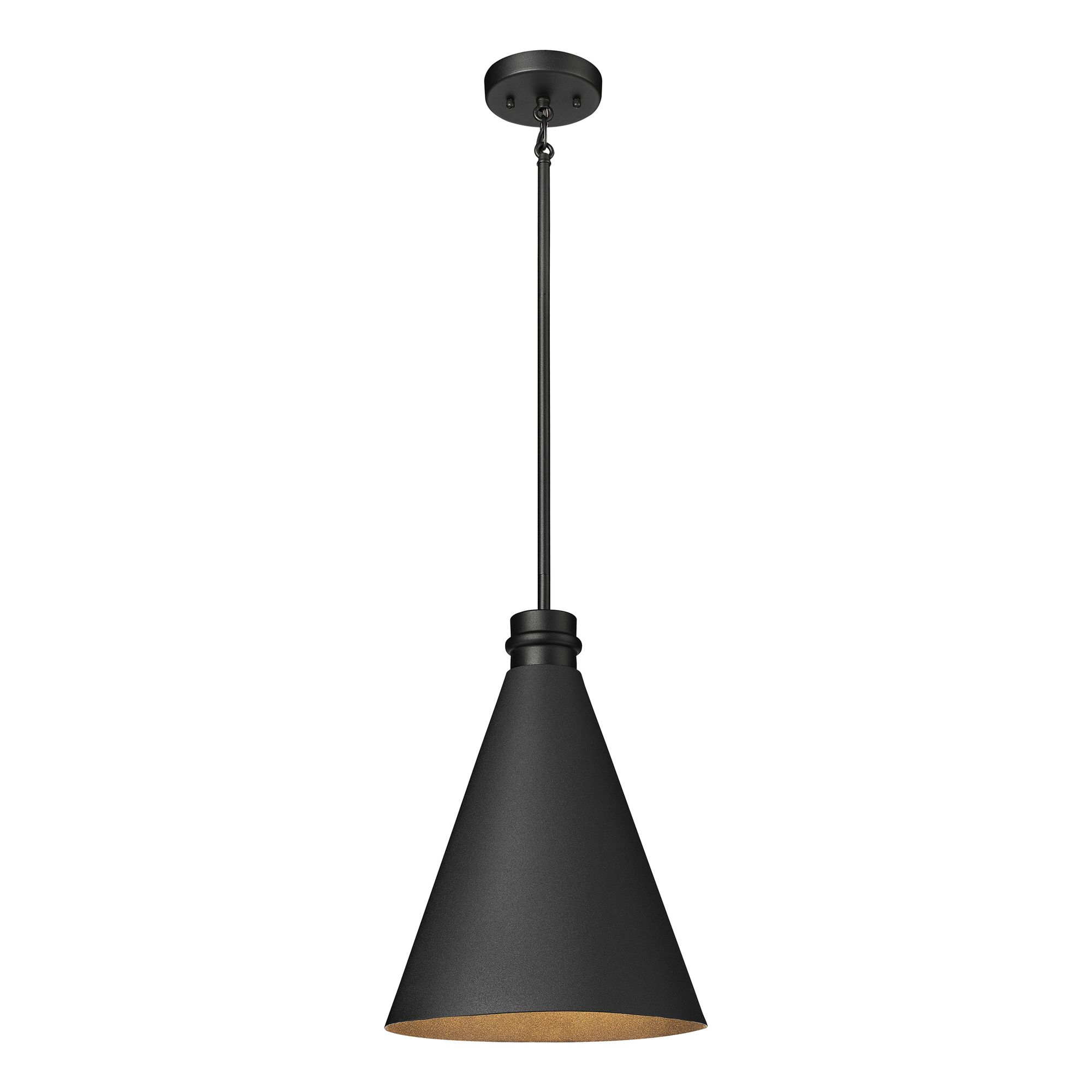 Thumbnail2 of Millennium Axston 1-Light 17.5" Textured Black Outdoor Hanging Lantern more views